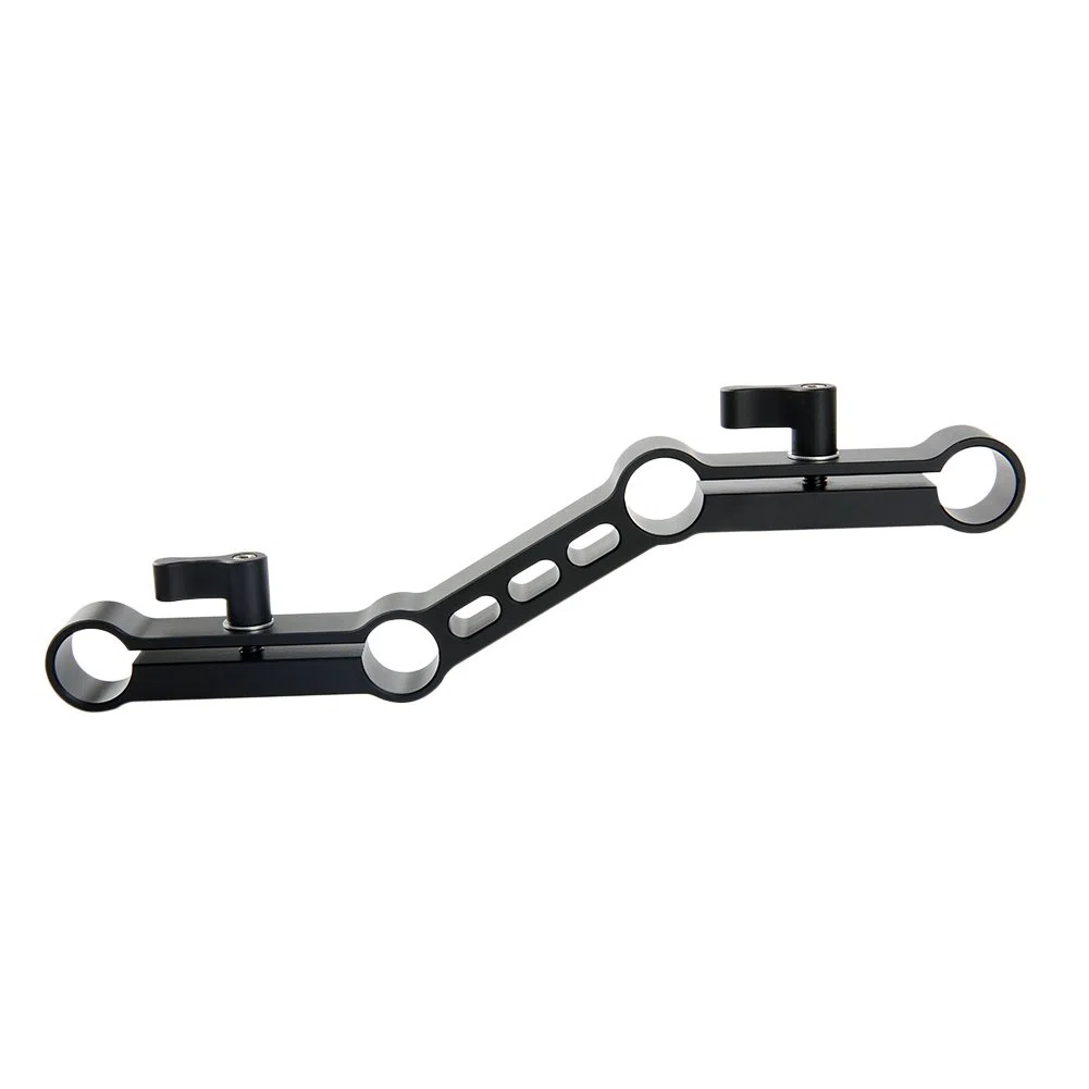 NICEYRIG DSLR Spalla Rig15mm Rail Clamp Z-shape Railblock per sistema di supporto asta 15mm