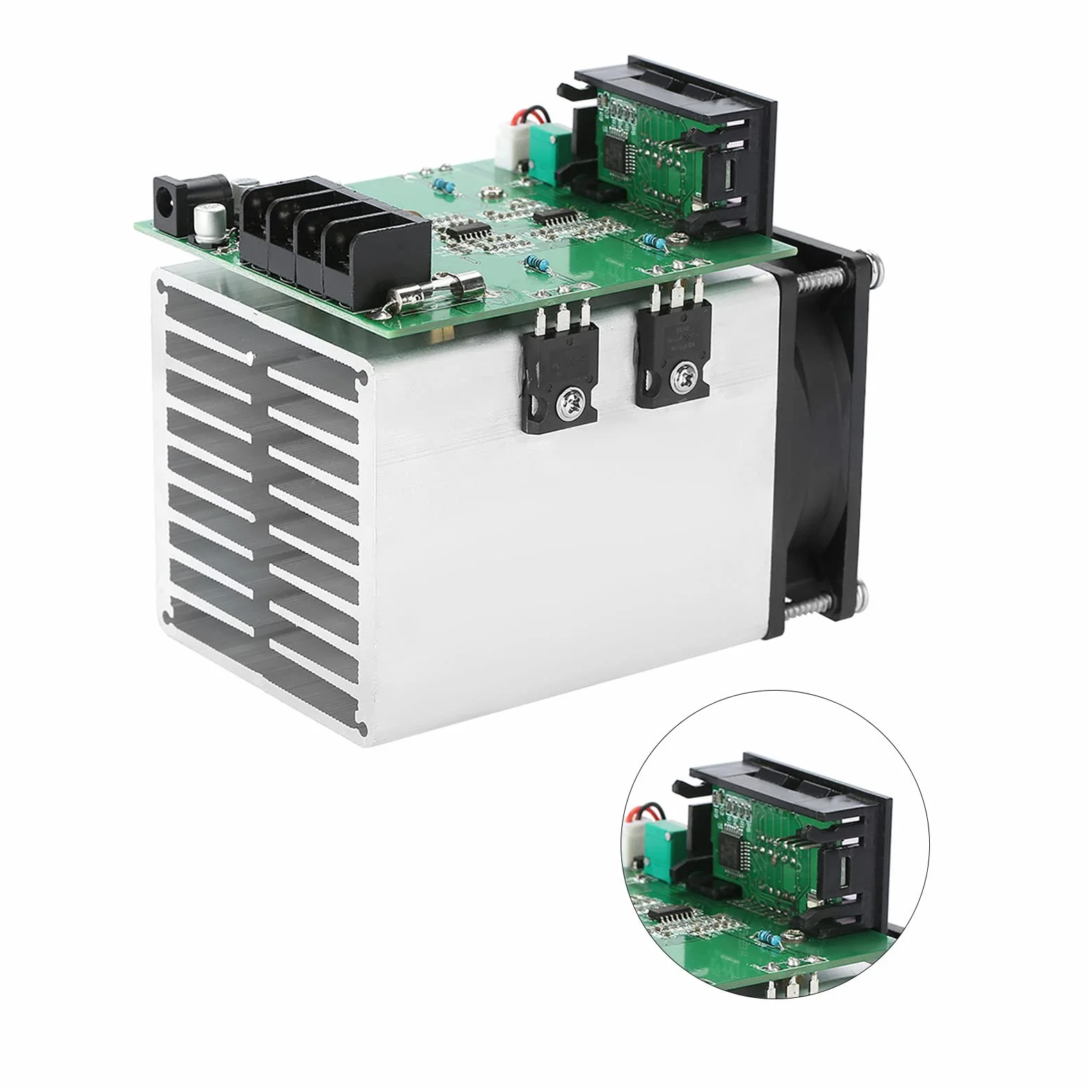 Modulo di Carico Elettronico DC 12V 0-20A 250W - Tester Capacità Batteria con Monitor di Scarica a Corrente Costante per Test e Burn-in Schede