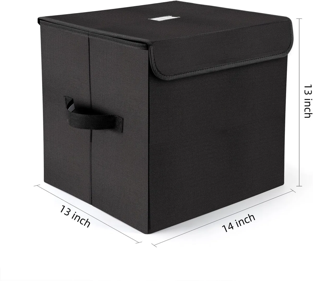UENTIP Scatola Portaoggetti per Vinili da 30,5 cm - Contiene Fino a 90 Dischi - 35 x 33 x 33 cm - Per Collezione di Album Preziosi - Nero
