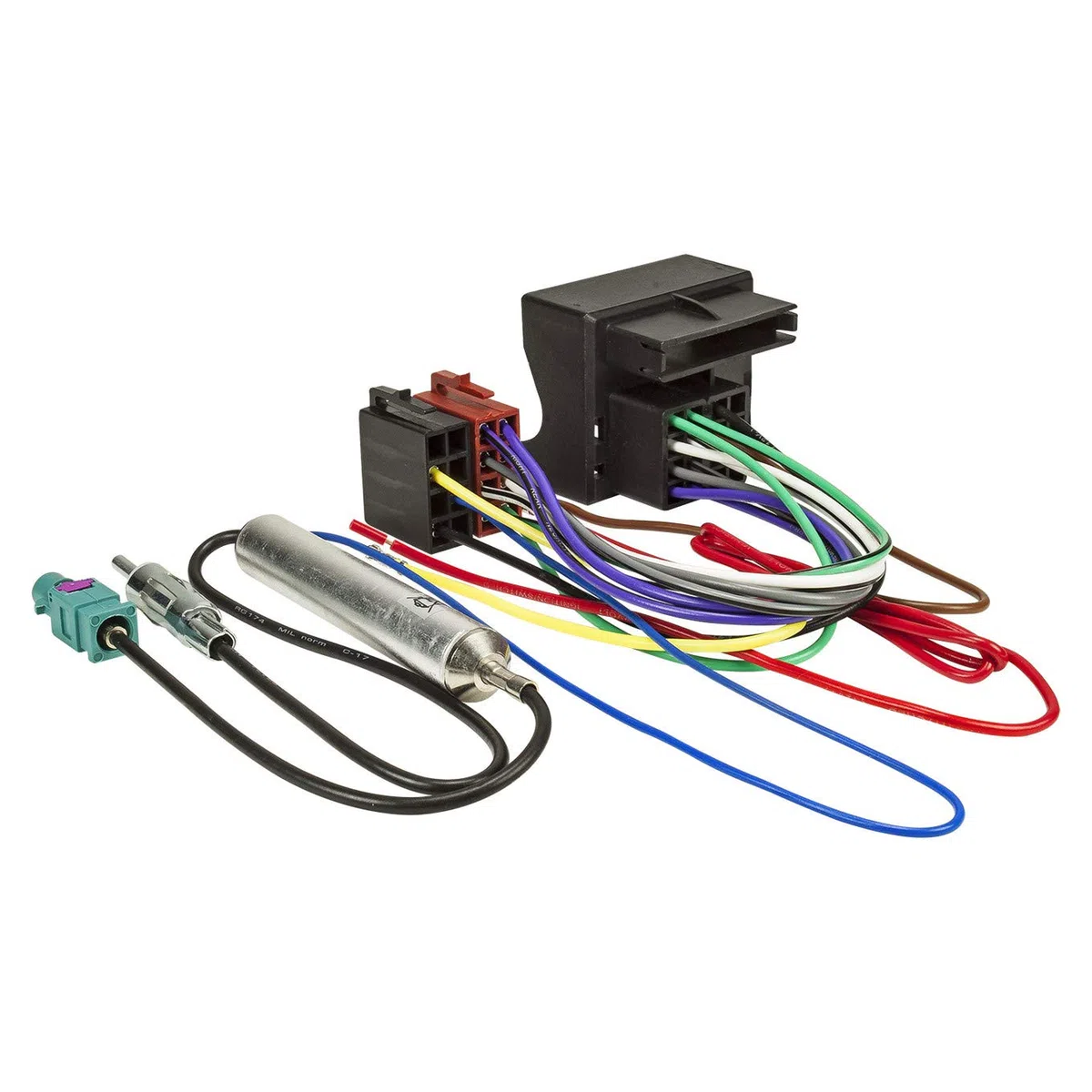 Sound-way Cavo Adattatore Connettore ISO, Adattatore Antenna Fakra compatibile con Autoradio CITROEN, Peugeot