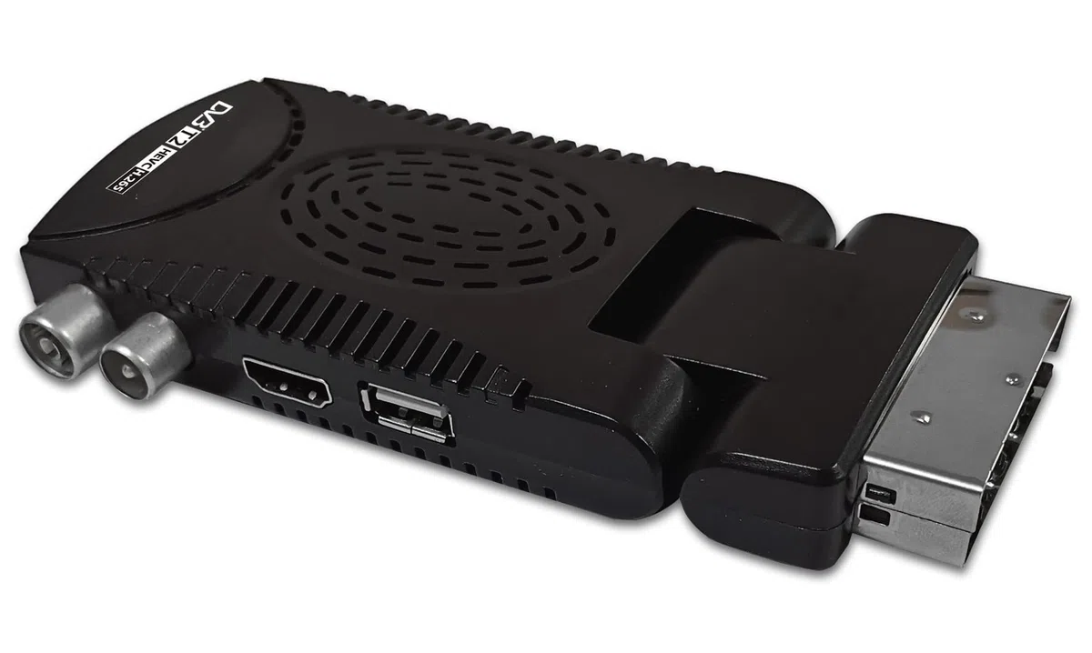 Decoder Digitale Terrestre 2024 DVB-T2 - ‎Dcolor Full HD Scart TV Stick Riceve TUTTI i Canali Supporto 1080P H265 Main10 PVR