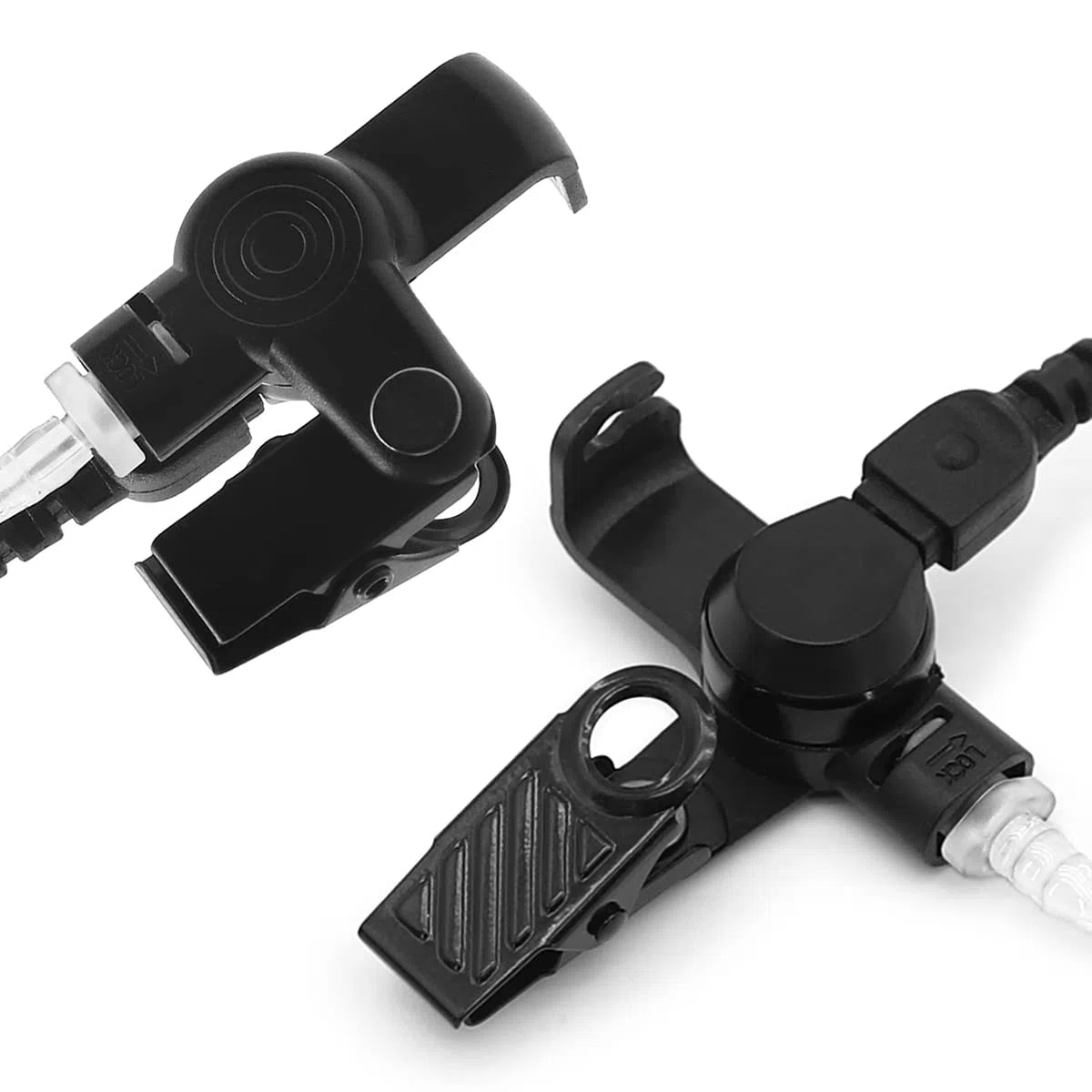 Auricolare auricolare compatibile con radio Midland G15Pro G18 HYT Hytera BD505 HYT2100 PD405 PD505 TC-620 Walkie Talkie FBI Style Covert Acoustic Tube Big PTT a 2 pin con vite