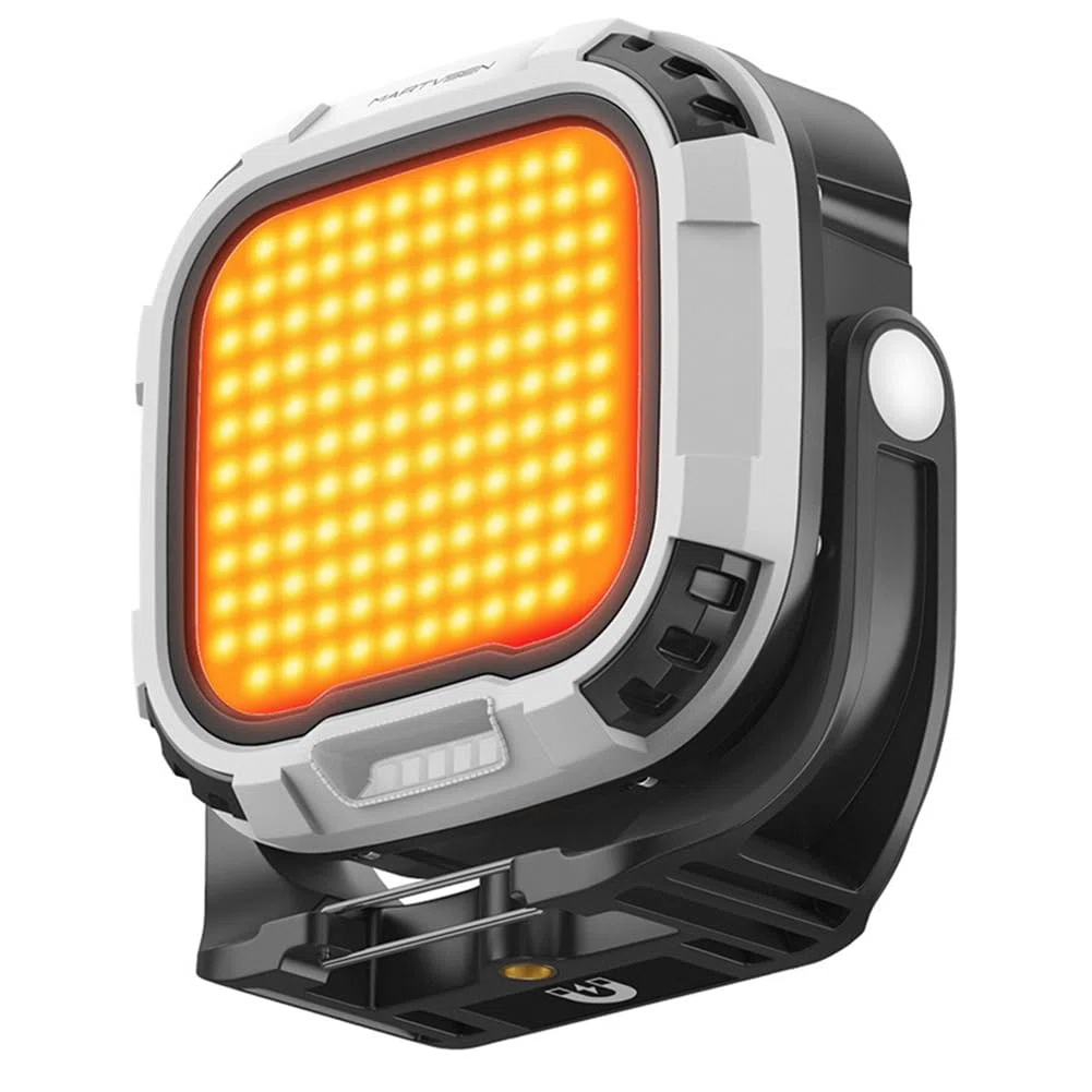 Luce Della Macchina Fotografica 28W Magnetica Luce Rossa Maniglia 2700K-6500K Cold Shoe per la Registrazione Video