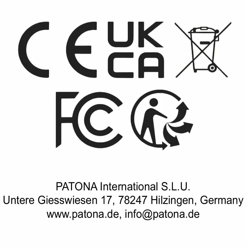 PATONA Dummy Batteria USB-C per Canon LP-E6NH/LP-E6N/LP-E6 – sostituisce accoppiatore VP-DRE6 – per EOS R5 R6 R6II R7 5D Mark II/III 5DS 6D 7D 60D 70D 80D 90D XC10 XC15 – per streaming continuo