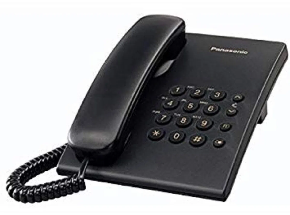 Panasonic KX-TS 500 Telefoni domestici con cavo, Nero