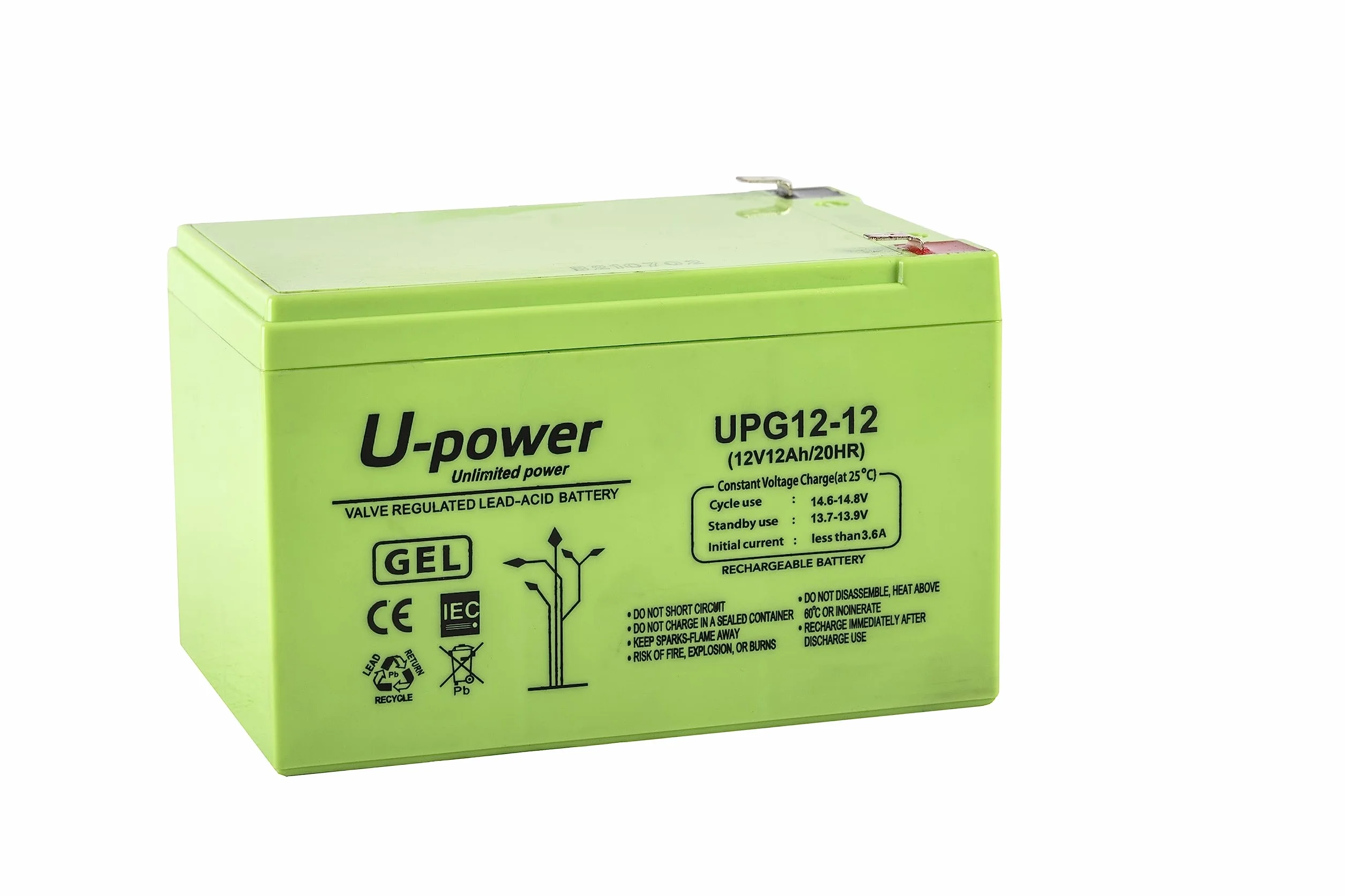 Batteria Piombo Gel 12Ah 12V