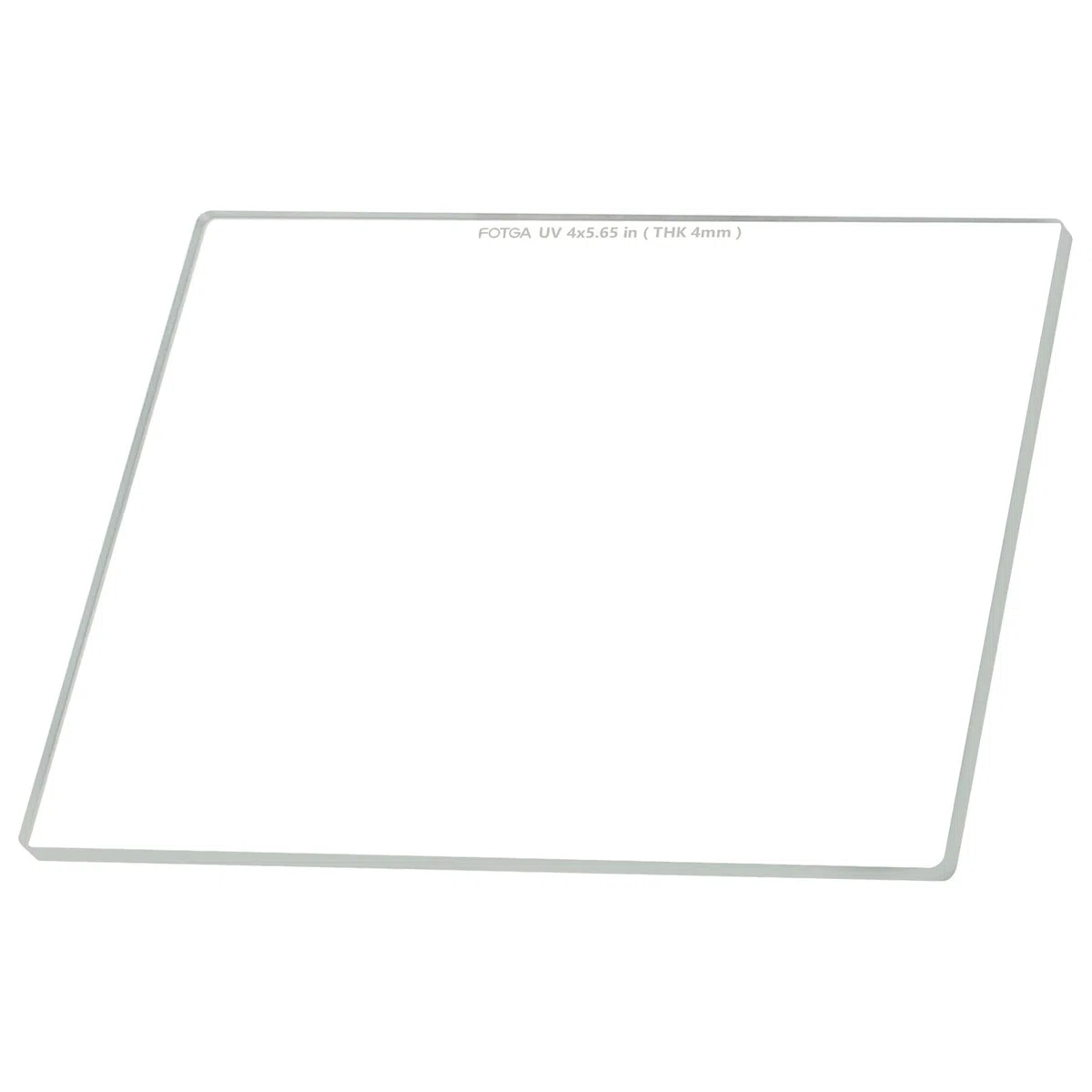 FOTGA Cinema - Filtro trasparente con protezione UV, 4 x 5,65, in vetro ottico di spessore 4 mm, per obiettivo opaco da 4 x 5,65 pollici, compatibile con FOTGA Matte Box
