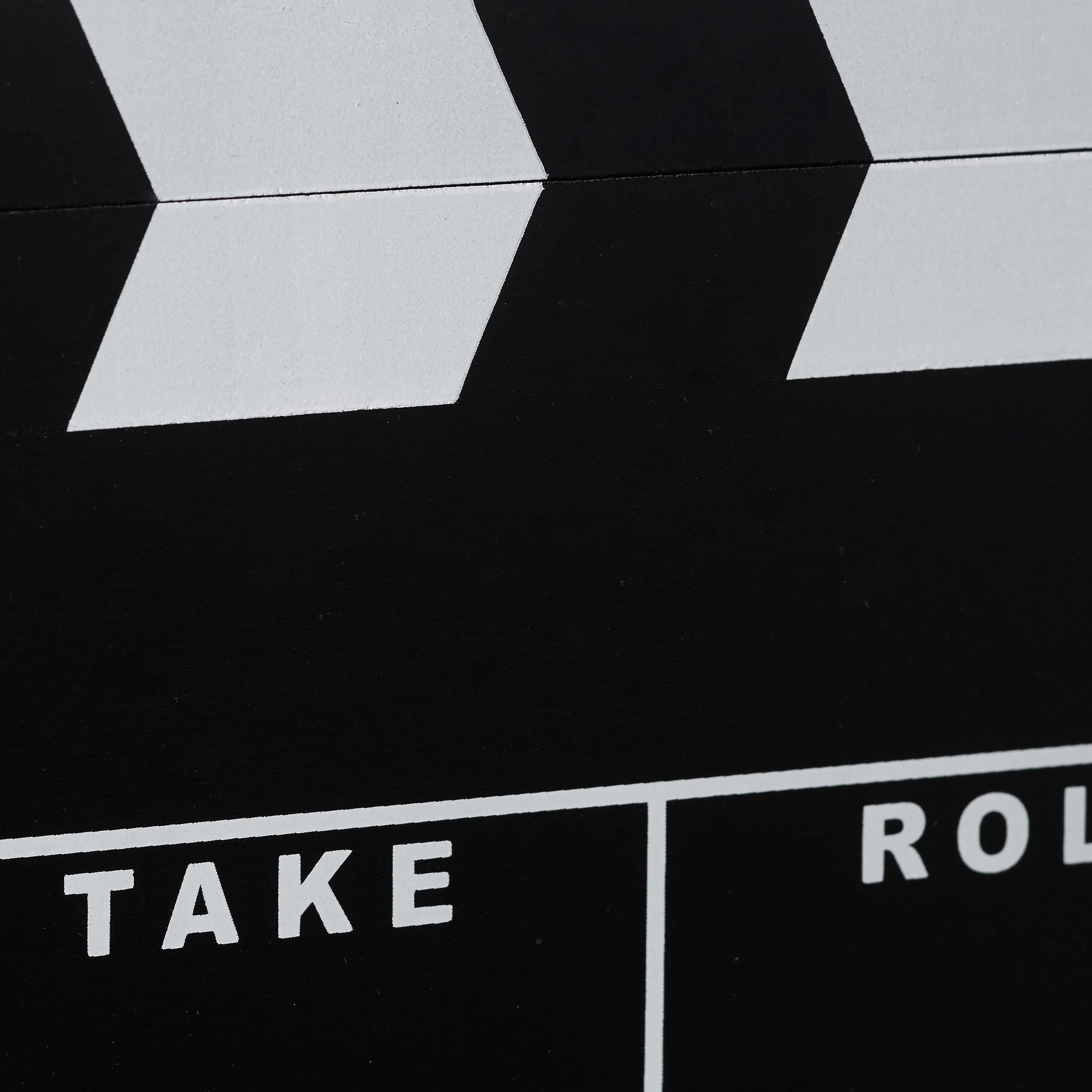 Relaxdays 2 Ciak Cinema in Legno, Clapperboard Regista, Accessori Set Cinematografico, Lavagna HxL: 26 x 30 cm, Nero