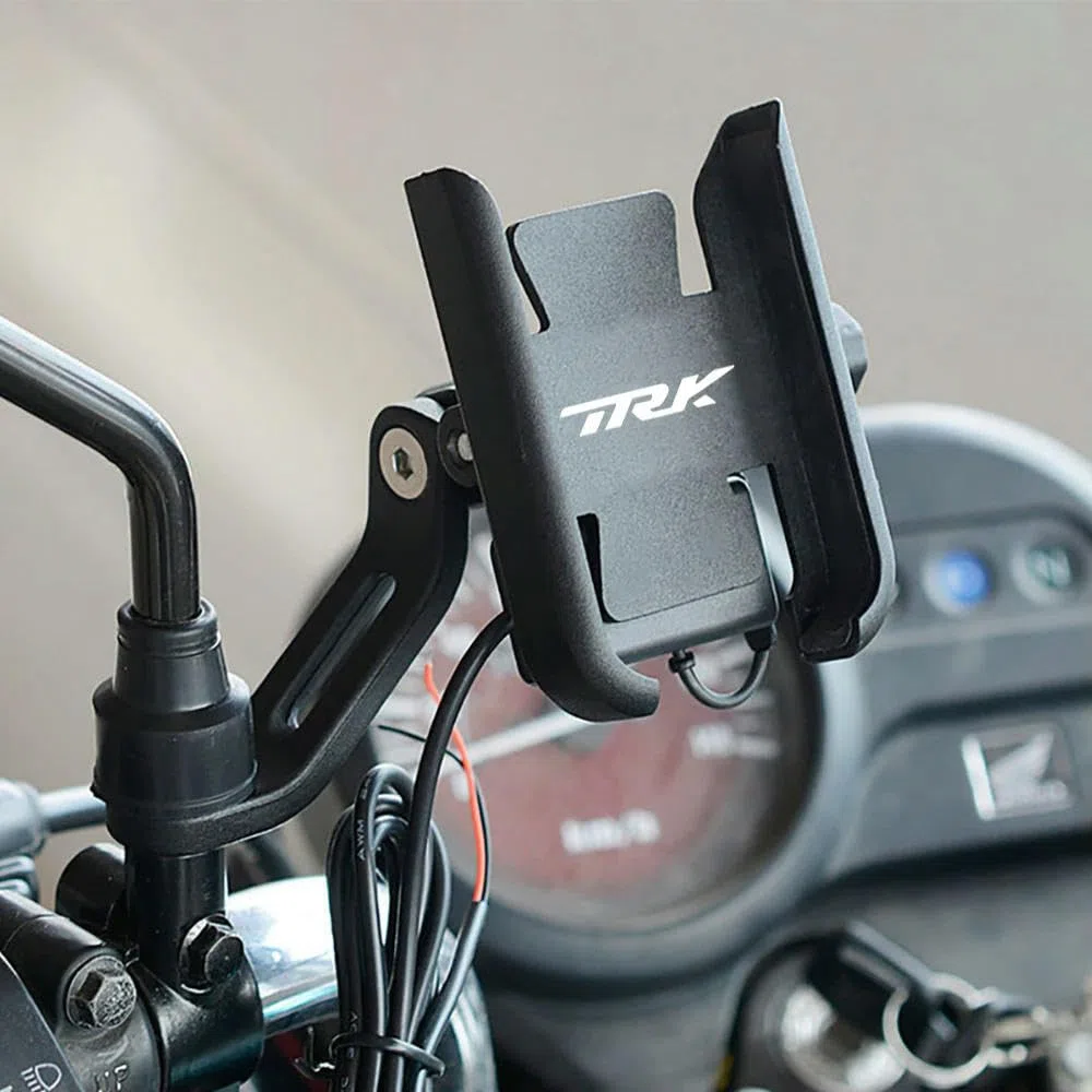Porta Cellulare Moto Porta Telefono Manubrio Moto e Bici Ruotabile a 360 Supporto Telefono Staccabile per Benelli TRK 251 502 552 702 502X TRK552 TKR552 TRK502 - -