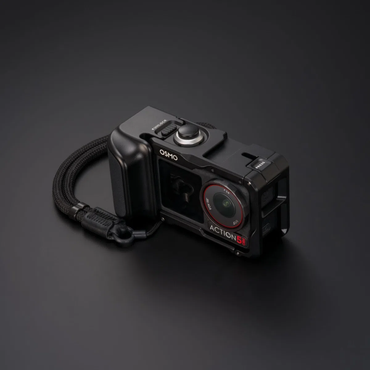 Kit di accessori con impugnatura per street photography per Osmo Action 5 Pro