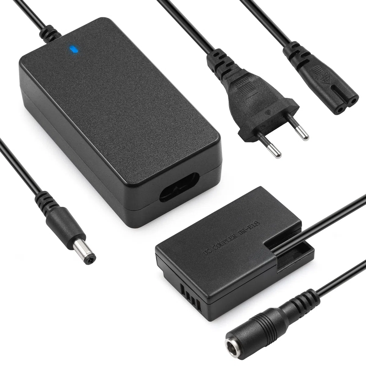 ENEGON LP-E17 - Kit adattatore per fotocamere reflex digitali con Canon Rebel SL2, T6i, T6s, T7i, EOS M3, M5, M6, EOS 200D, 250D,77D, 750D, 760D, 800D, 800D, Kiss X8i, RP Digital SLR