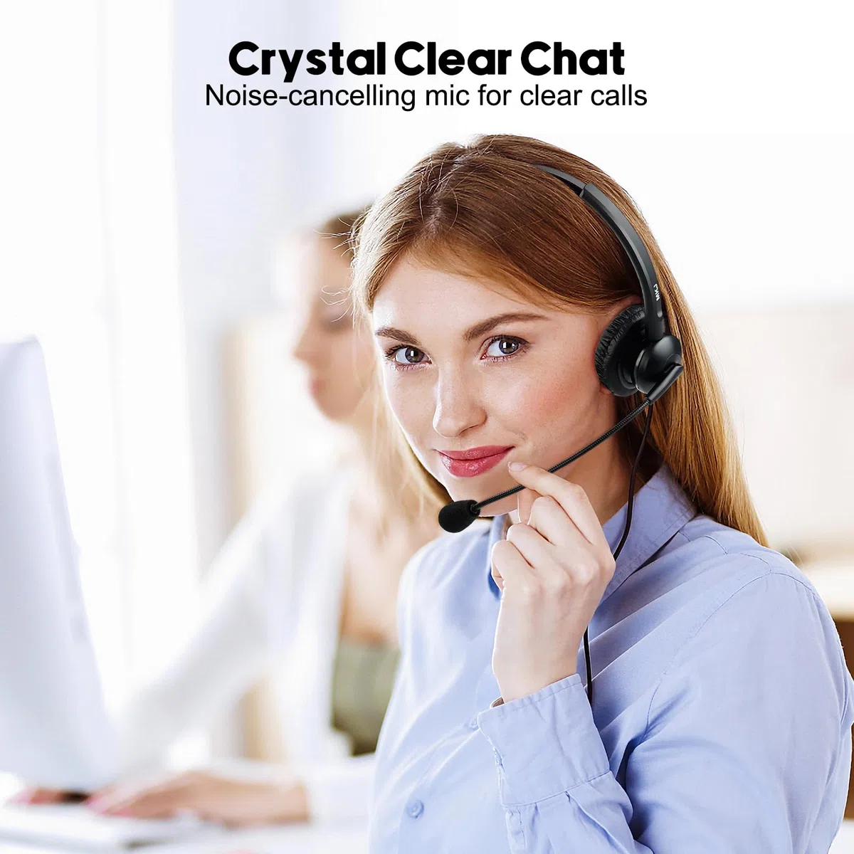Cuffie telefoniche RJ9 Call Center Ufficio Telefono fisso da scrivania Cuffie con microfono con cancellazione del rumore per Avaya Polycom Aastra Mitel Gigaset Alcatel Fanvil