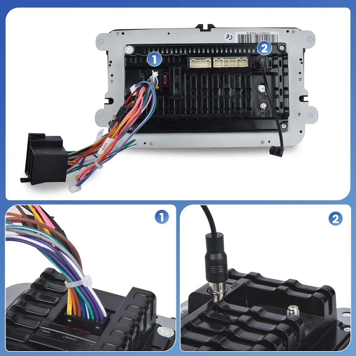 36 Pin+40 Pin ISO Adattatore per VW Golf 5 Golf 6 Passat Skoda Octavia Tiguan Cavo Connettore Autoradio Standard ISO Adattatore per VW Touran con Cavi di Controllo del Volante