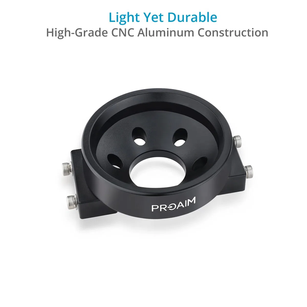 PROAIM Supporto per testa a ciotola da 100 mm per braccio/gru per telecamera a forbice Powermatic. Supporta testa video a mezza sfera da 100 mm (AP-100-SCSR)