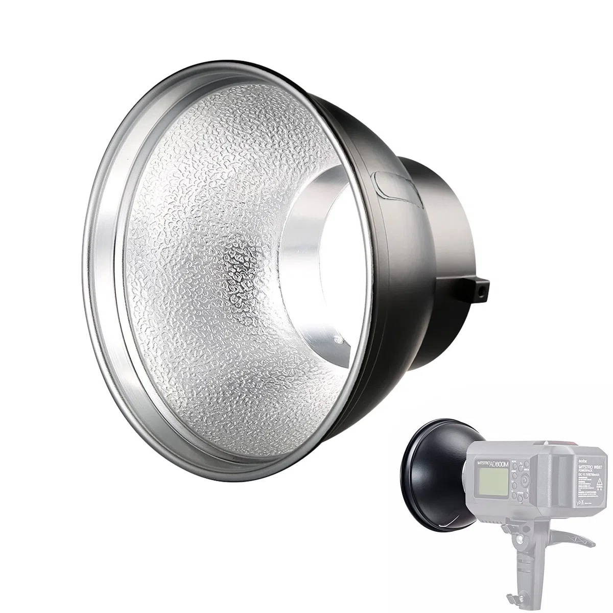 Godox Riflettore Bowens Mount Riflettore AD-R6 7" Modificatore di Luce Versatile per AD600, AD400Pro, MS200, MS300, SK400II, SK300II, SL60W, VL150, SL150W, e altro ancora