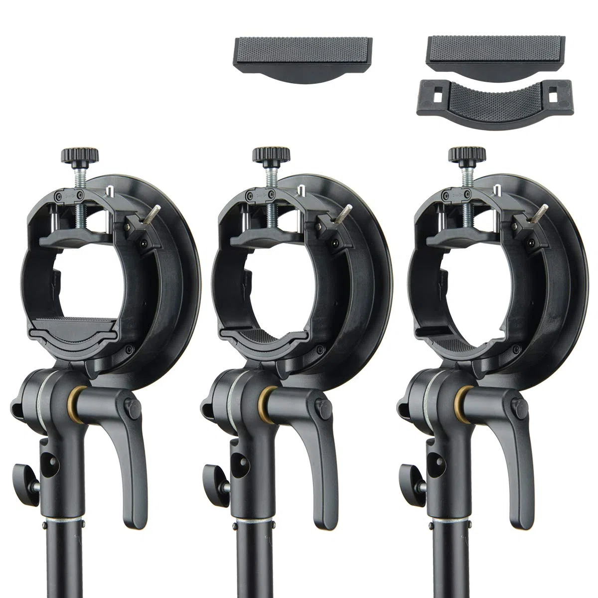 Godox S2 Staffa di fissaggio per flash con attacco Bowen tipo S per Godox V1, V860II, AD200, AD200Pro, AD400Pro, Speedlite e flash stroboscopici