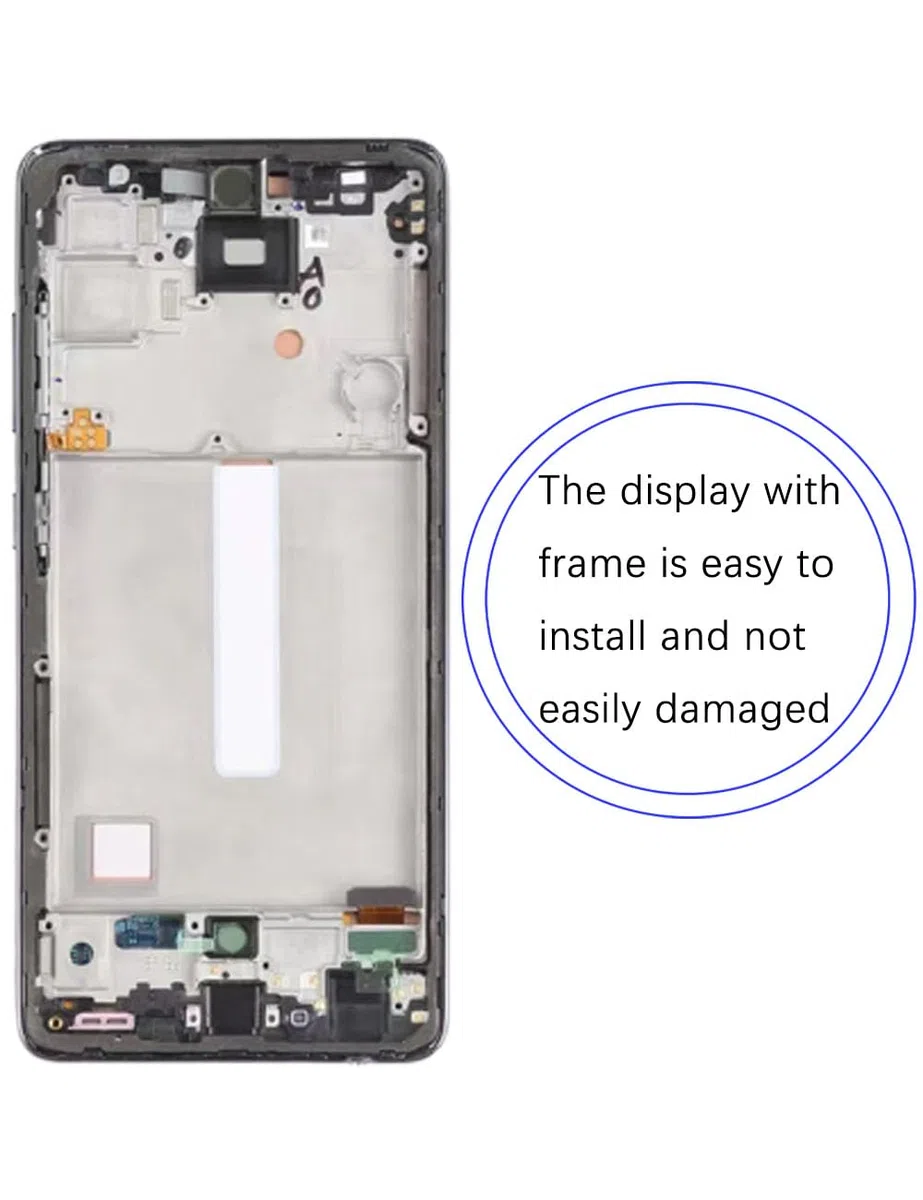 Schermo di ricambio per Samsung Galaxy A52s / A52 5G LCD Schermo TFT, Kit di parti di riparazione per display LCD touch digitalizzatore A526B A526W A526U A528B A528N (Senza lettore di impronte