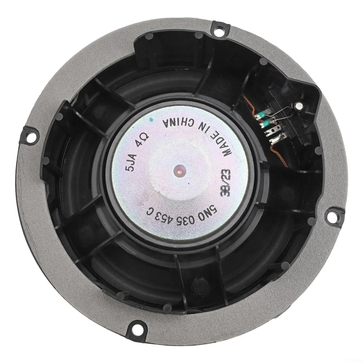 Altoparlante Woofer anteriore posteriore 5N0035454B 5N0035453C per VW-Tiguan 2009-2019 Car Audio Subwoofer Parte di ricambio nero ABS Materiale Design facile da installare (posteriore)