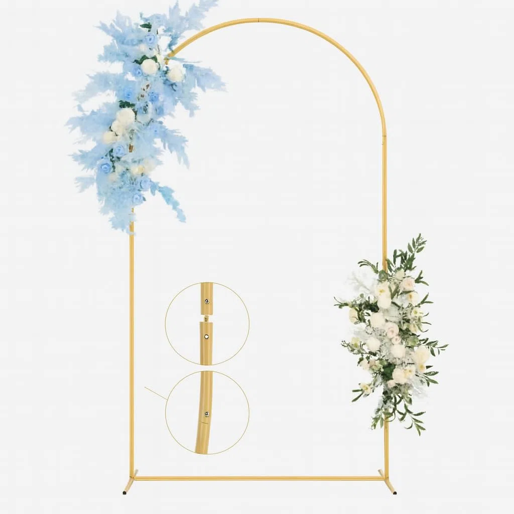 1 x 2 m supporto per arco da parete per palloncini sfondo fotografico COMUNIONE Wedding Rack 2 m pesi
