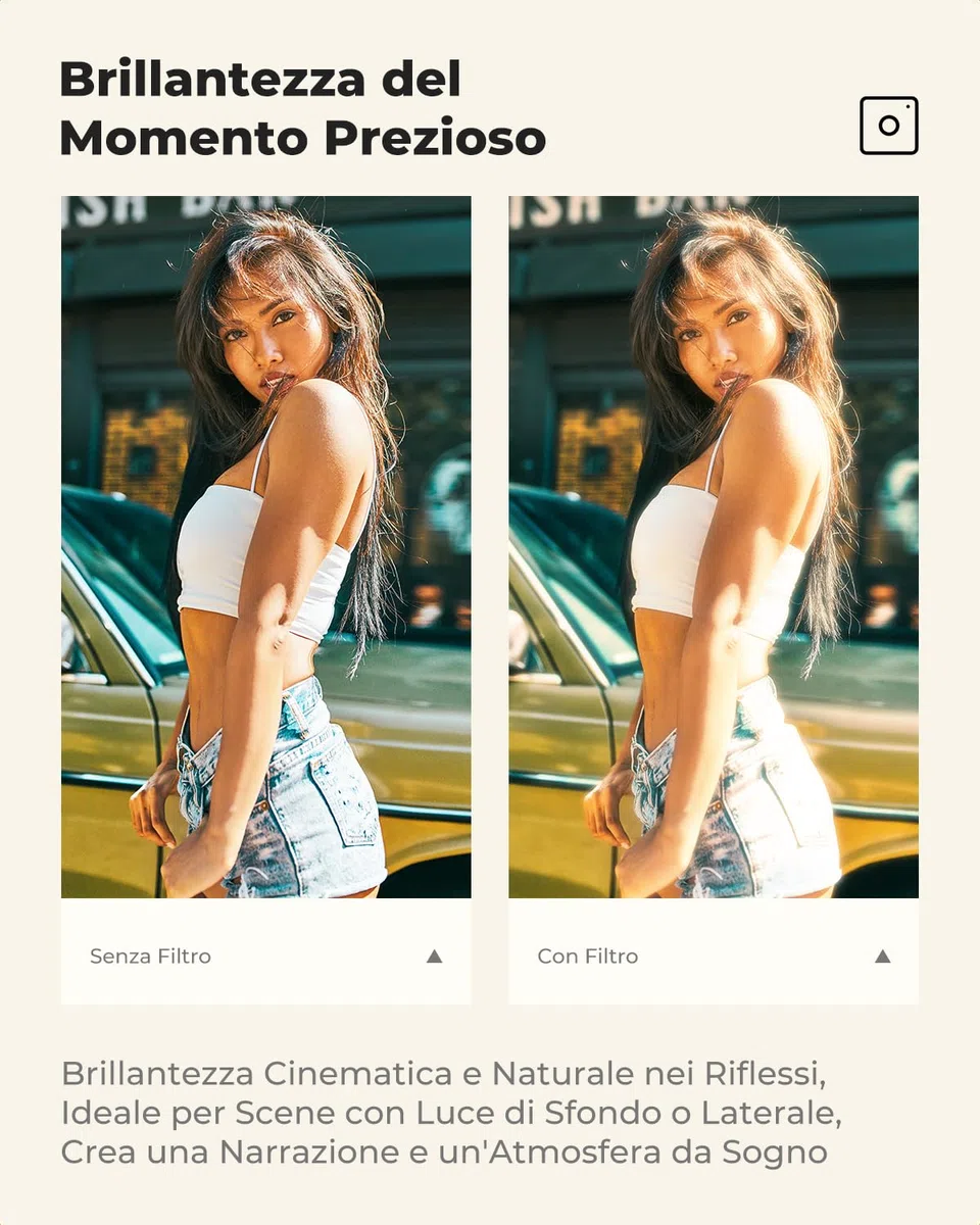 K&F CONCEPT Nano-Xcel 49mm Filtro Gold-Mist, Filtro Diffusore Dorato in Vetro Ottico con Effetto Tonalità Calda per Immagini e Video con 28 Strati Rivestimento Nano