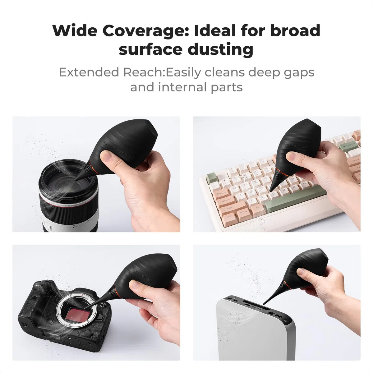 K&F CONCEPT 10 in 1 Kit Pulizia Fotocamera, Kit Pulizia per Fotocamere DSLR, Reflex, Mirrorless, Lenti, Filtri, Obiettivi, Sensori, Accessori per la Pulizia della Fotocamera per Canon Nikon Sony