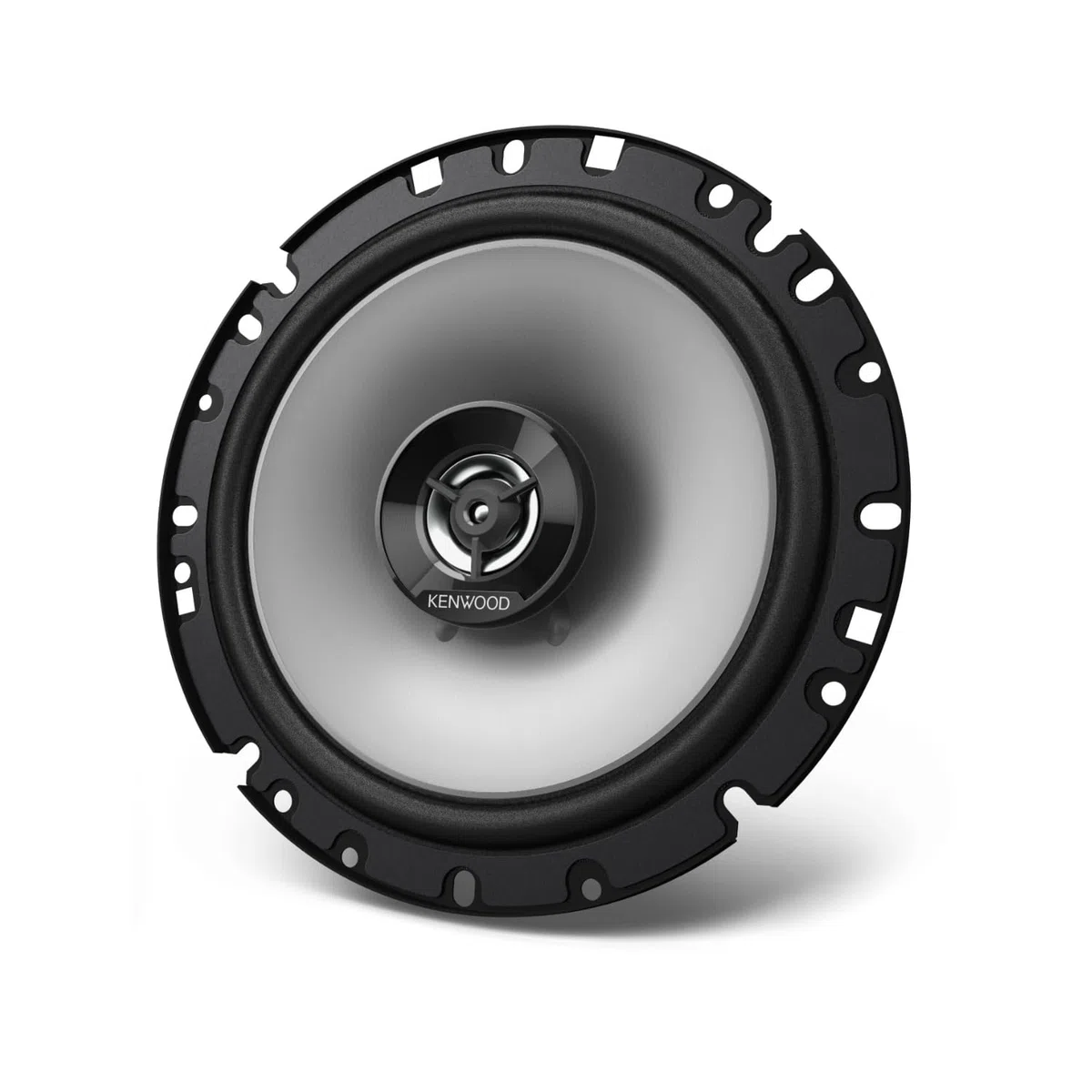 Kenwood, Sistema di altoparlanti KFC-S1766 serie Stage Sound a 2 vie, Potenza di picco 300W, montaggio a filo, doppio cono, Cono del woofer da 17cm in Polypropilene, Nero