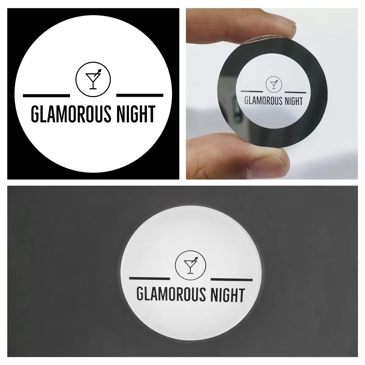 GOBO personalizzato per proiettori logo: proiezioni di alta qualità e di lunga durata per eventi (Single Colour)
