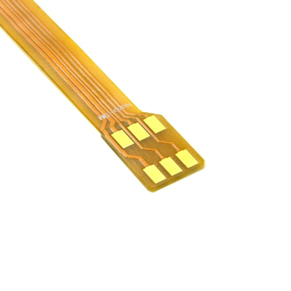 cablecc Cavo di prolunga da micro SIM a nano SIM, maschio-femmina, cavo di prolunga morbido piatto FPC, 10 cm
