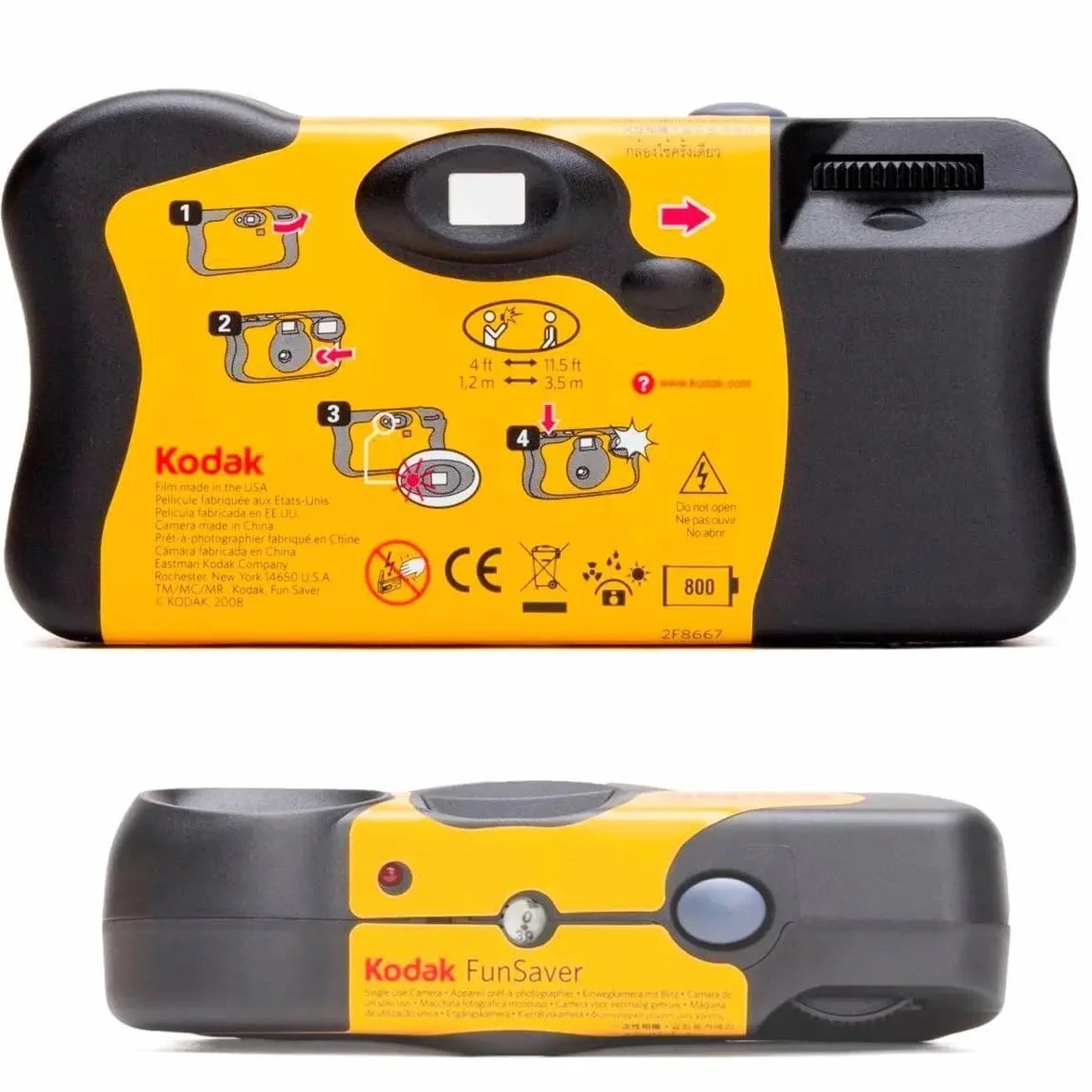 Kodak funsaver, fotocamera usa e getta 27 foto