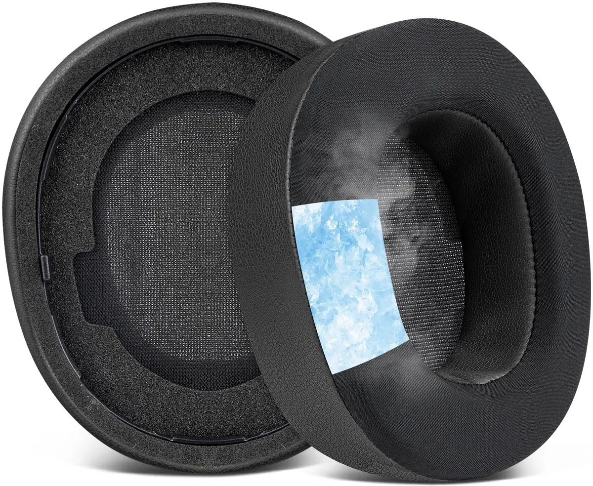 SOULWIT Cuscinetti Auricolari Ricambio in Gel Rinfrescante per Steelseries Arctis Nova Pro Wireless/Arctis Nova Elite Cuffie, Padiglioni con Schiuma Ad Alta Densità per l'Isolamento Acustico