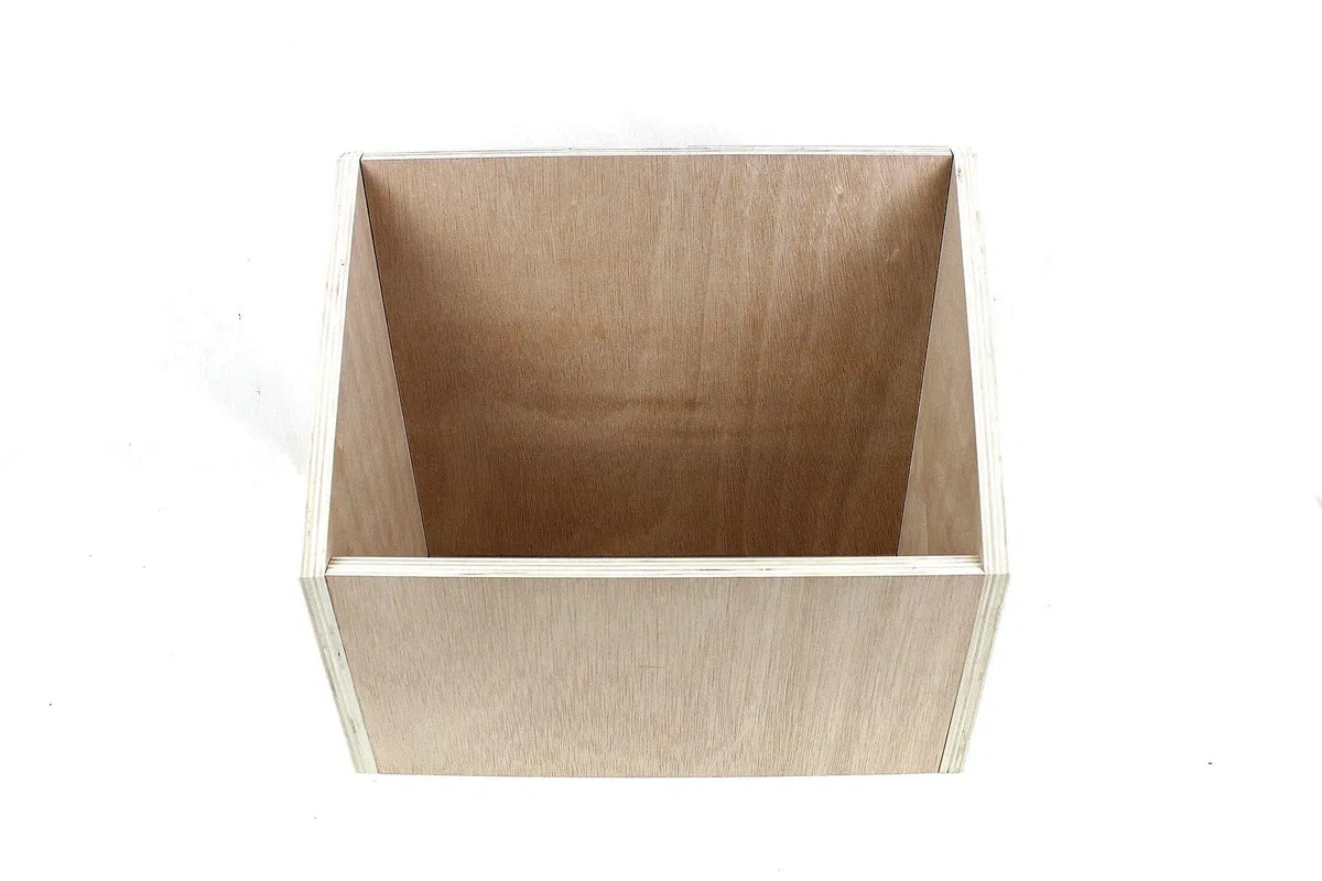 MOBILE ESPOSITORE INCLINATO scaffale arredamento per 35-45 dischi LP vinile 33 giri (diam.30cm) in legno multistrato