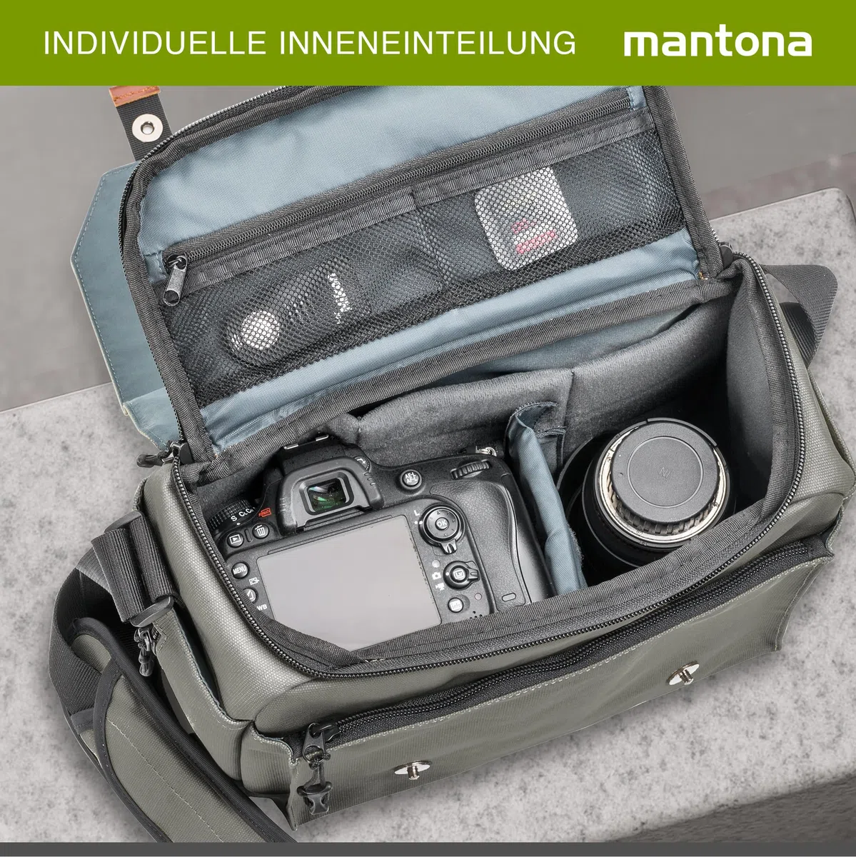 Mantona Milano - Custodia per fotocamera