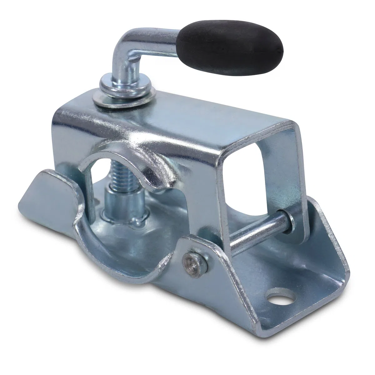 Staffa di Fissaggio ENVA 48 MM Ruota di Supporto per RIMORCHIO Camper incl. Materiale di Fissaggio