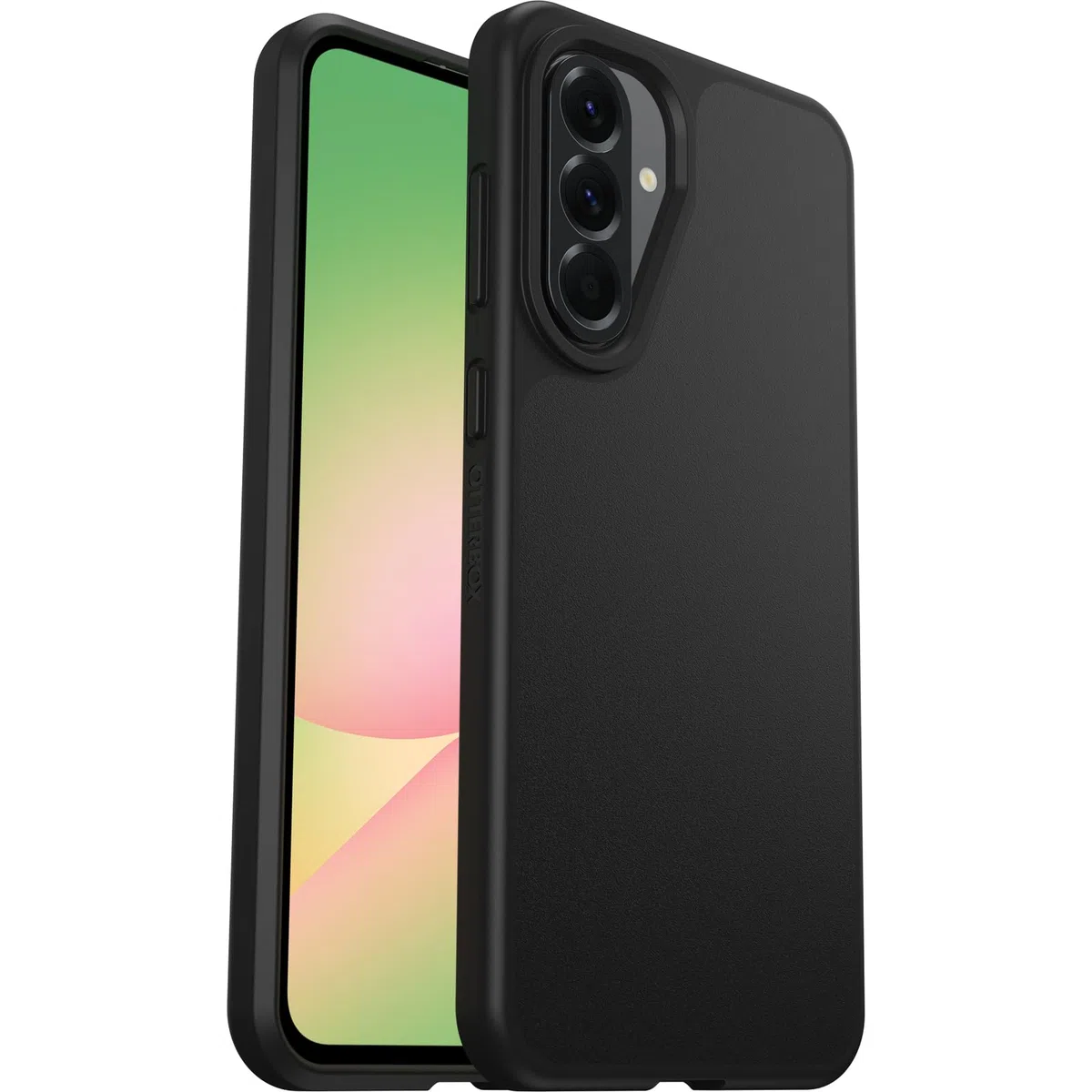 OtterBox Cover per Samsung Galaxy A56 5G, Sleek Case Series, resistente a shock e cadute fino, cover ultrasottile, testata a norme MIL-STD 810G, Nero, Senza Retail Package