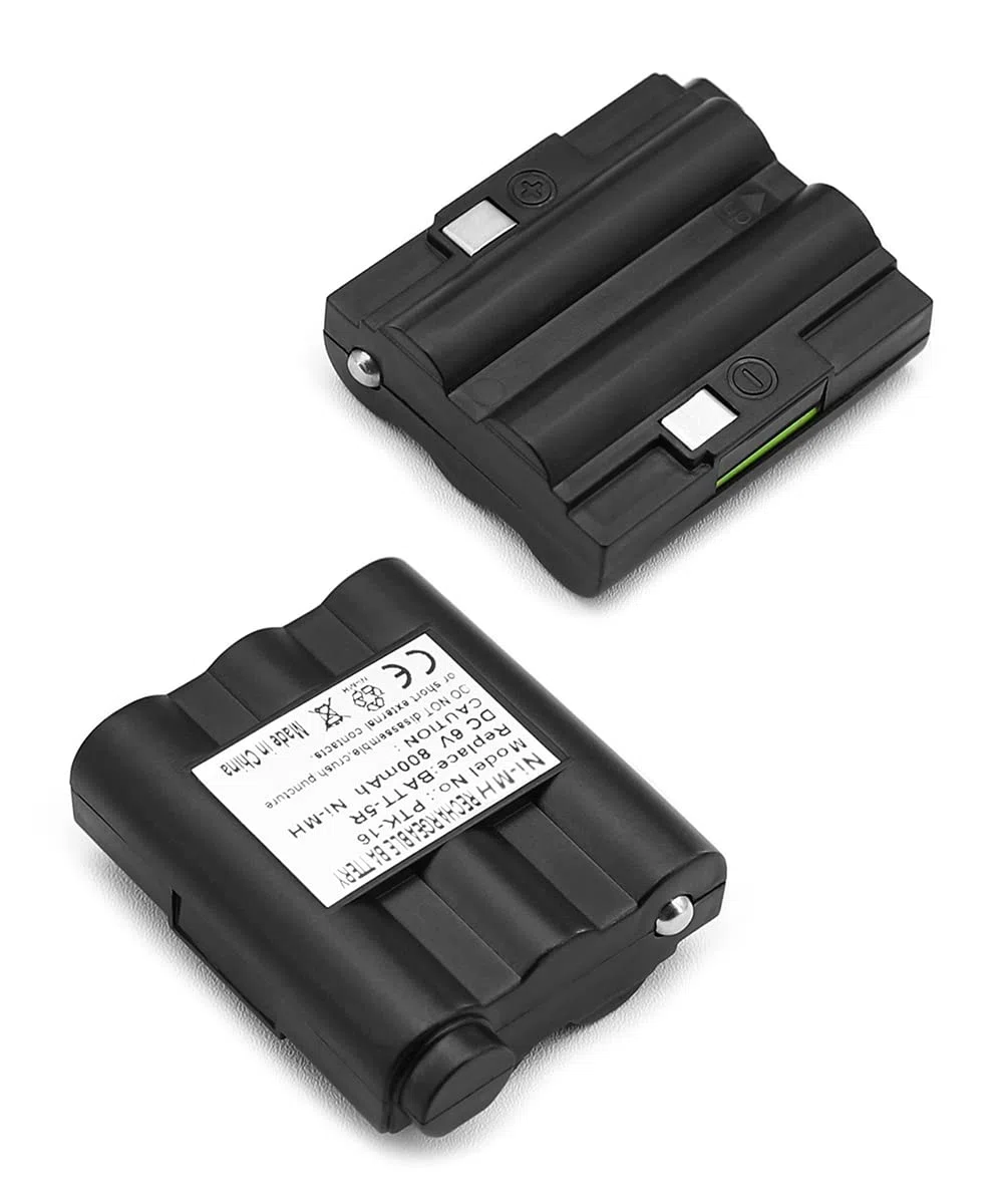 2 x Batteria di ricambio per radio Midland Alan G7 G7XT G7PRO G9 G9PLUS G9PRO GXT950 Walkie Talkie PB-ATL/G7 BATT-5R AVP-7 800mAh 6V Ricaricabile Ni-MH Batteria
