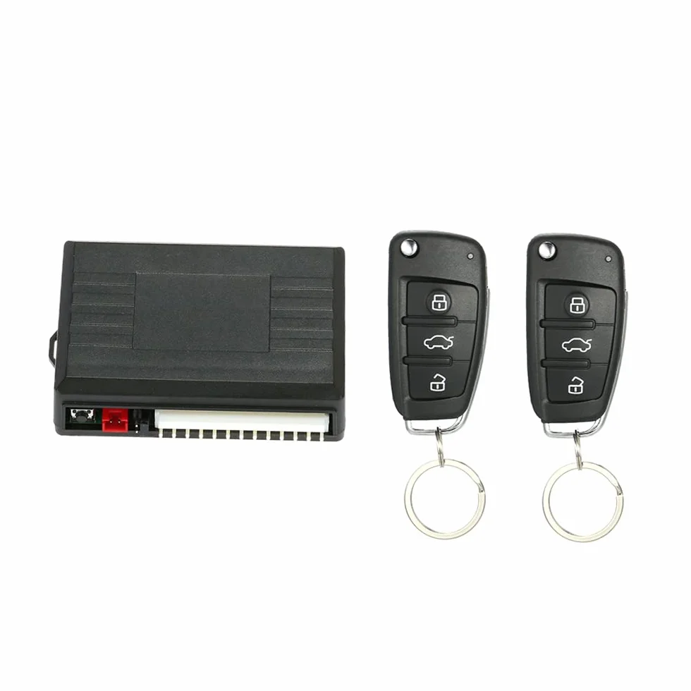 Shkalacar Sistema di chiusura centralizzata per blocco porta auto, universale Sistema di chiusura centralizzata con telecomando