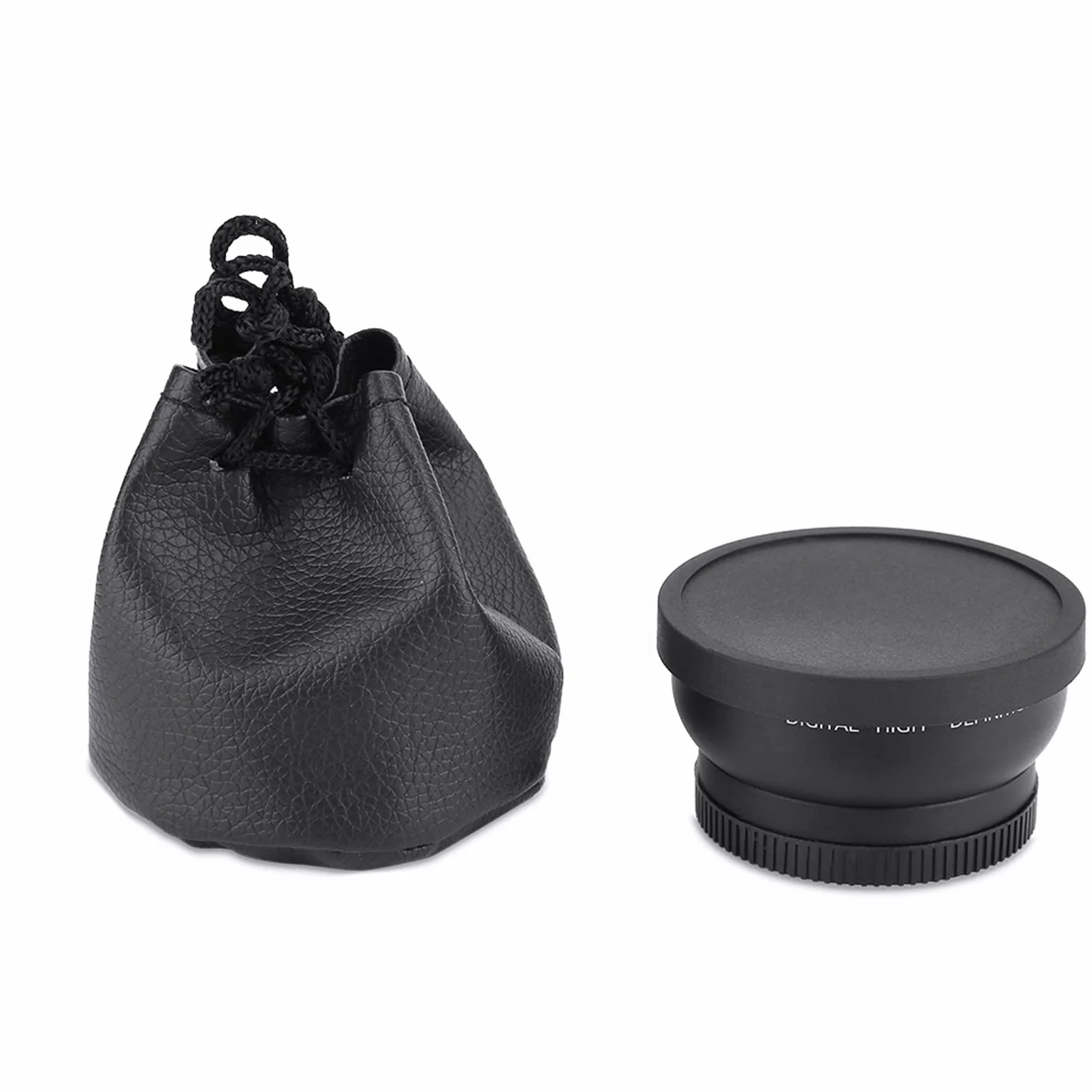 Obiettivi Grandangolari per 52Mm 0.45X Obiettivo Macro di Conversione Universale Grandangolare per Fotocamera