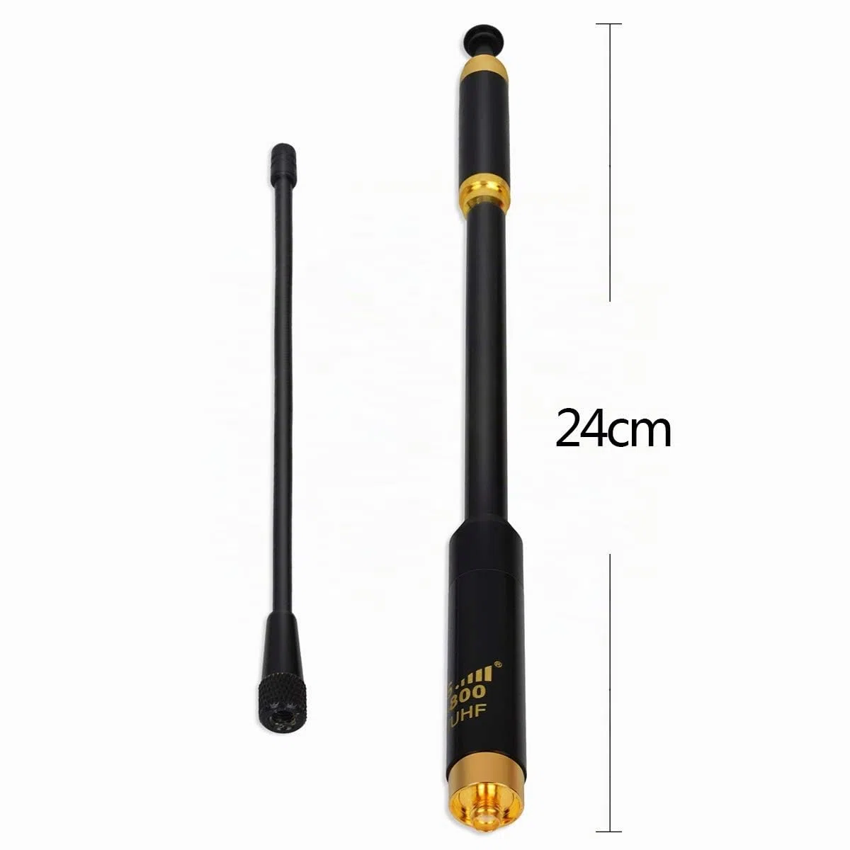 HYS Antenna retrattile SMA femmina VHF/UHF 144/430 MHz Dual Band rimovibile e sostituibile Ham Radio Antenna Per Baofeng Quansheng Wouxun Radio a 2 vie