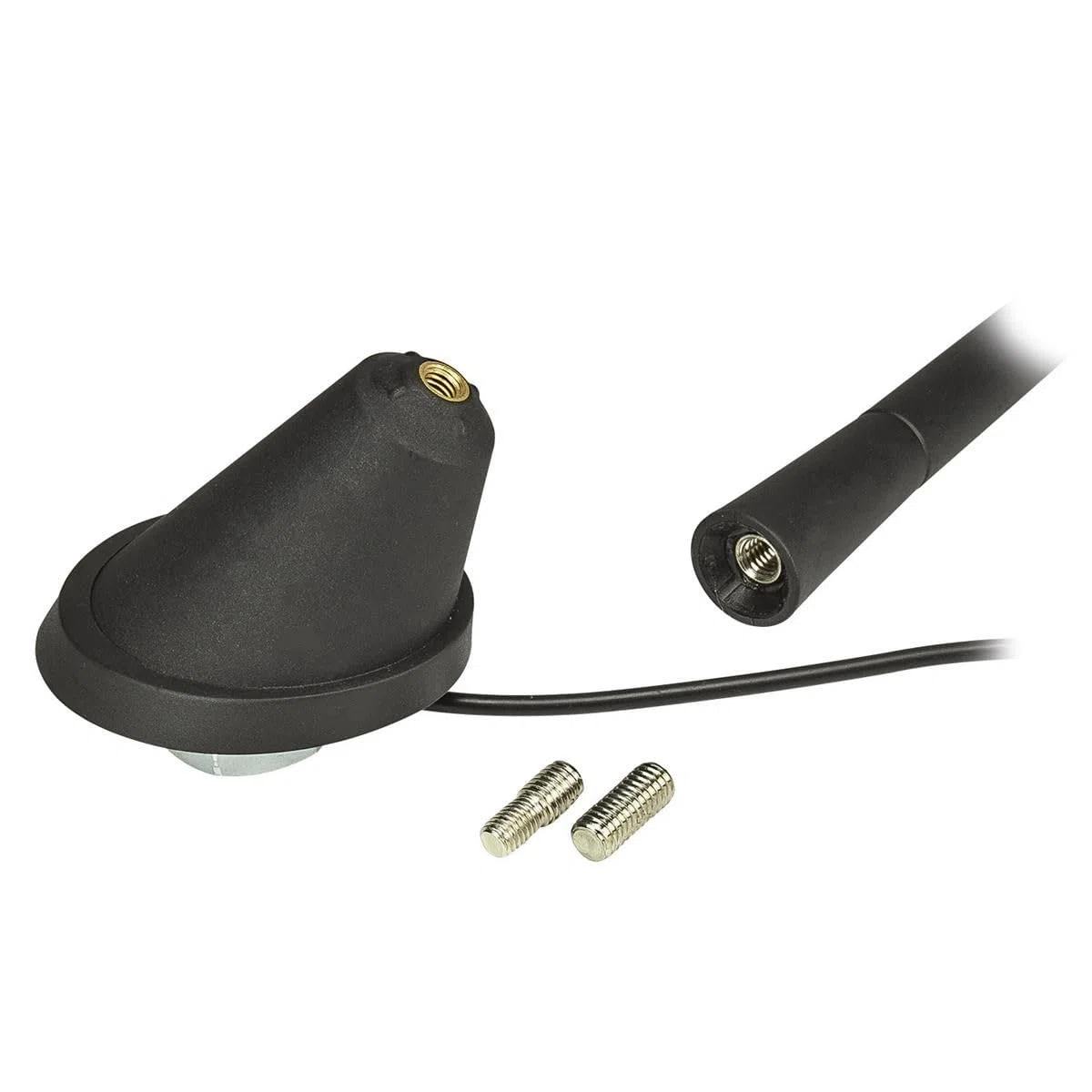 tomzz Audio 1000-005 Auto Antenna Tetto 16V Amplificatore RAKU 2 II compatibile con Audi Opel Seat Skoda VW Anti Noise Rod 17,5cm 60 gradi
