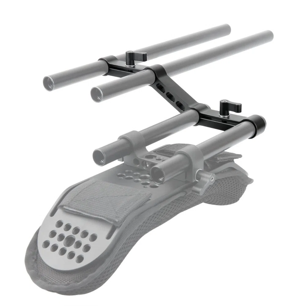 NICEYRIG DSLR Spalla Rig15mm Rail Clamp Z-shape Railblock per sistema di supporto asta 15mm