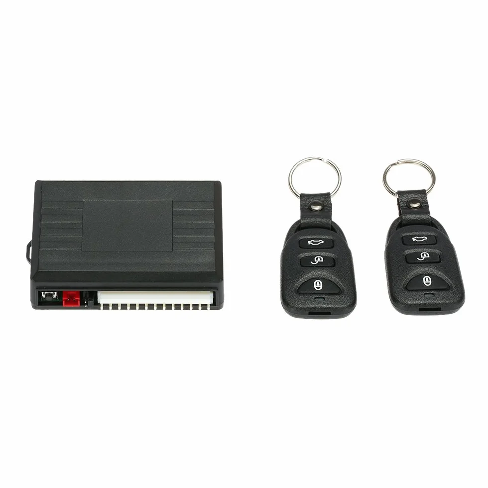 Shkalacar Porta Sistema Telecomando Auto, Chiusura Centralizzata Auto Universale Centrale Box Car Kit con Il Tasto del Tronco di Rilascio Per Auto Senza Chiave