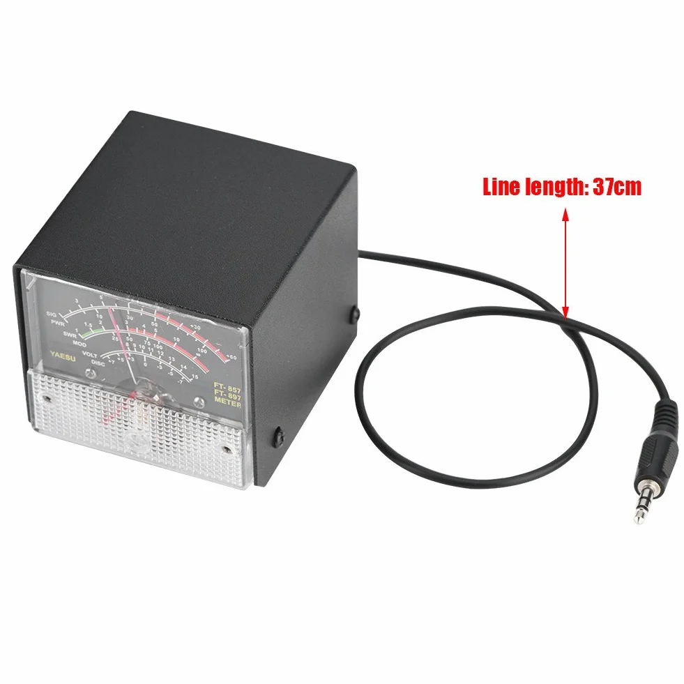 Akozon Misuratori Display Esterni, misuratore Esterno S SWR misuratore di Potenza misuratori di Ricezione per FT-857 FT-897 Display di espansione Multifunzione Esterni