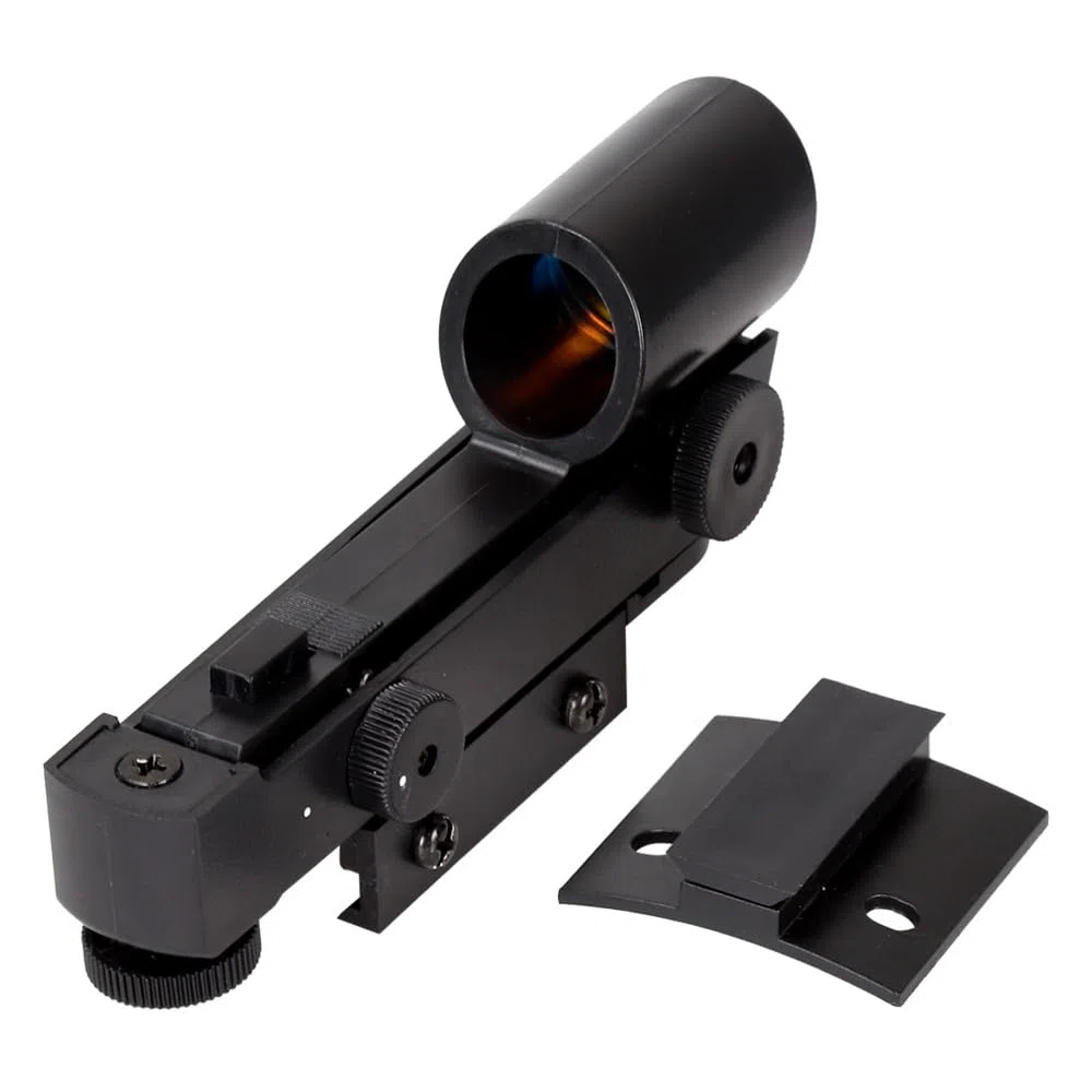 Mirino a Punto Rosso per Telescopio, Mirino Star Finder con Punti Rossi Regolabili, Design Facile da Usare, Luminosità Regolabile, Qualità Premium