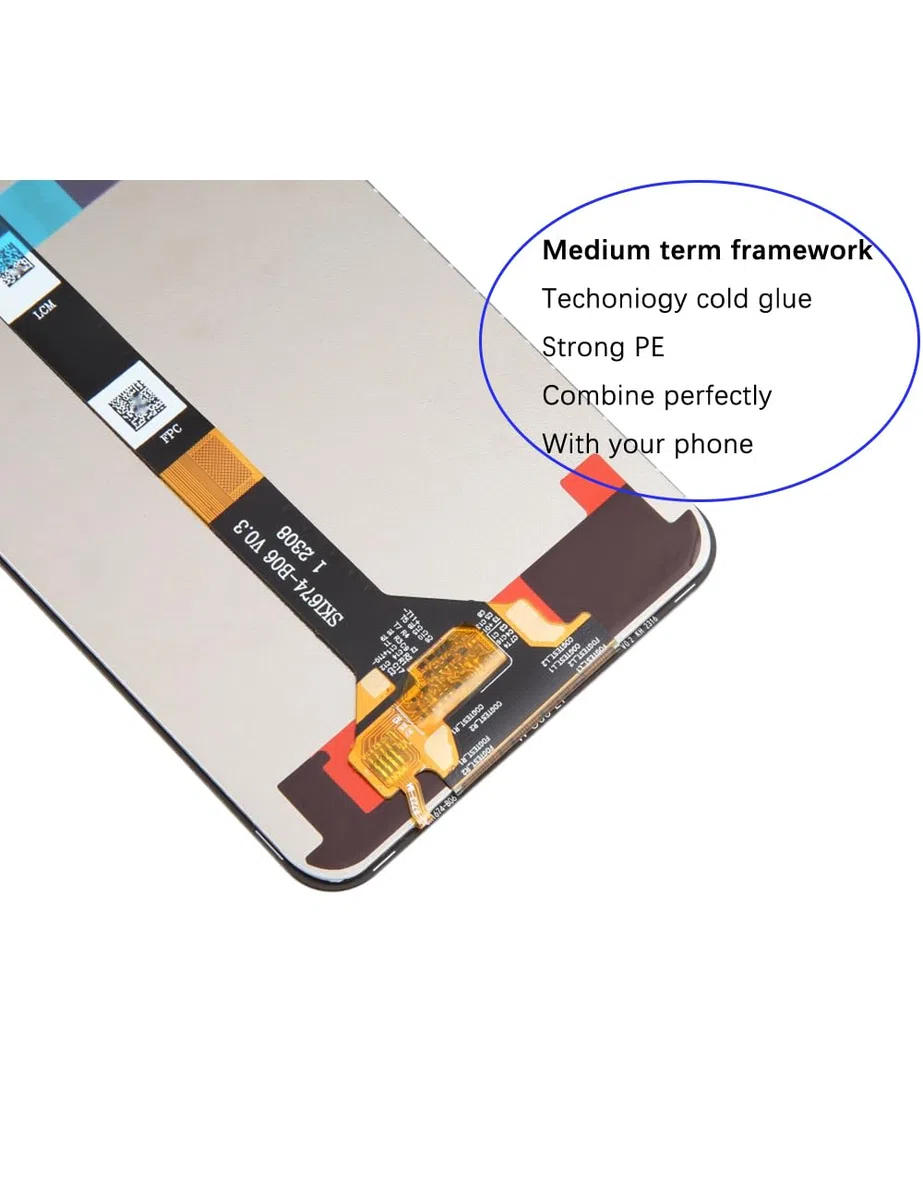 Display di ricambio per schermo LCD Realme C51, RMX3830 Display Touch Digitizer Assembly Kit parti di riparazione
