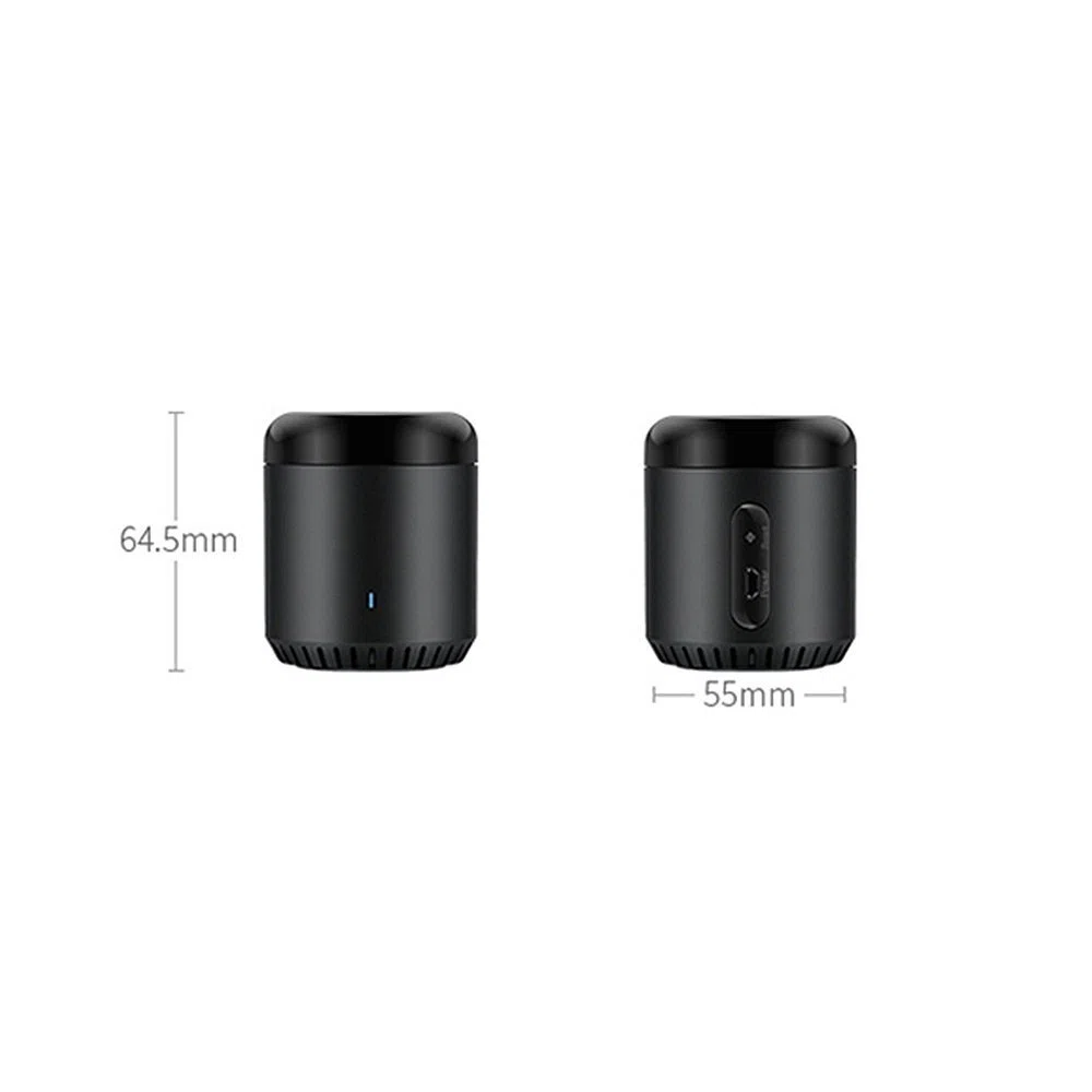 Broadlink RM Mini 3, telecomando universale WiFi IR intelligente, hub per la casa intelligente, uno per tutti i dispositivi di controllo a infrarossi, compatibile con Alexa