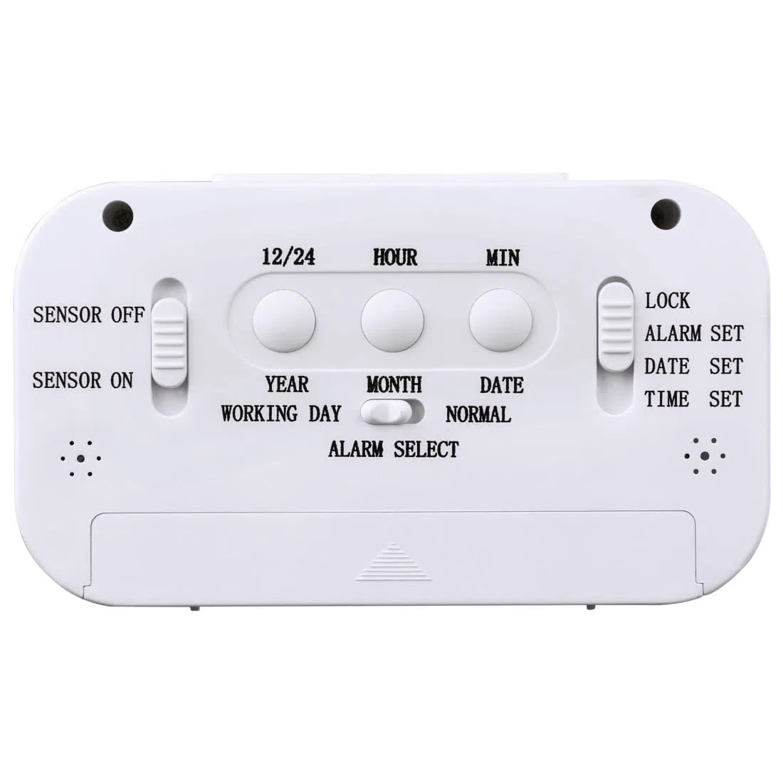 Hama Orologio digitale RC 660, plastica, bianco, M