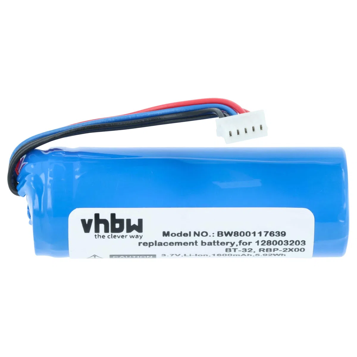vhbw 2x batteria sostituisce Datalogic BT-32, 128003203, RBP-2X00 per lettore di codici a barre, POS (1600mAh, 3,7V, Li-Ion)