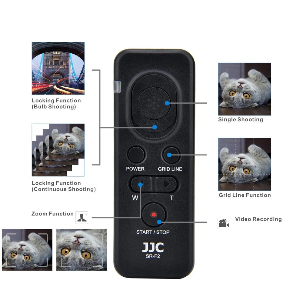 JJC RM-VPR1 - Telecomando con cavo multiterminale, telecomando per Sony RX0M2 RX100VII RX10IV Z-V1 A7RM4A A7RM4 A7RM3A A7R A7SM3 A7S A7M3 A7 A1 II A1 A9 A6600 A6500 A6000 FDR-AX43 AX60 AX700