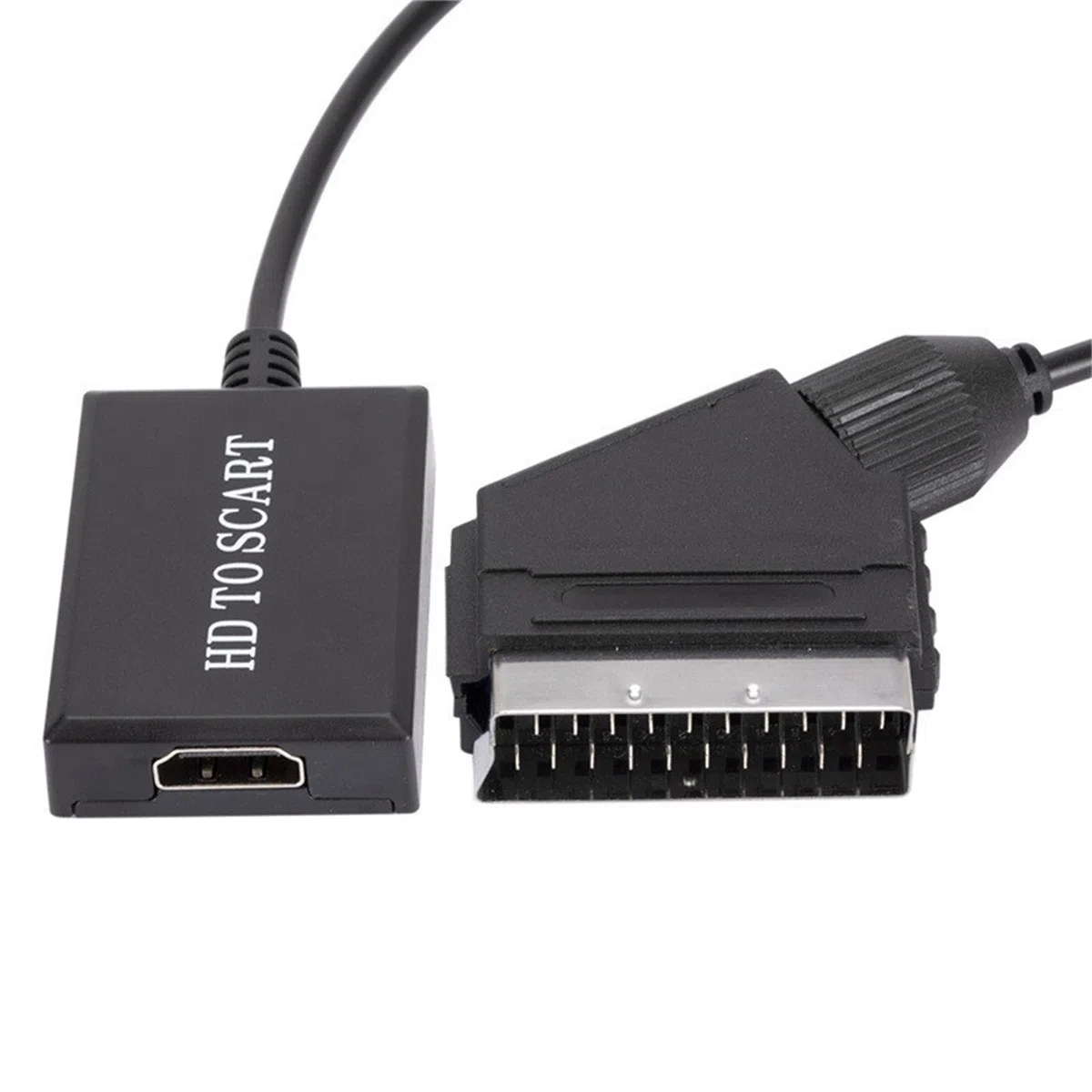 DAGIJIRD HDMI al convertitore SCART 1080P 60HZ HD Video Converter Supporta PAL/NTSC per monitor TV