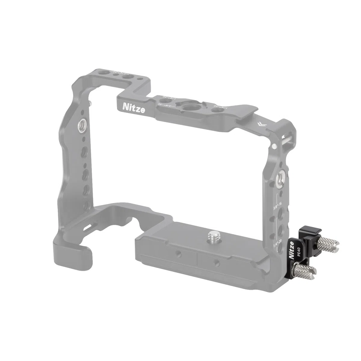 Nitze Morsetto per Cavo HDMI per Gabbia della Fotocamera T-S12A Sony A6700 e Gabbia della Fotocamera T-S14A Sony ZV-E10 II - PE40